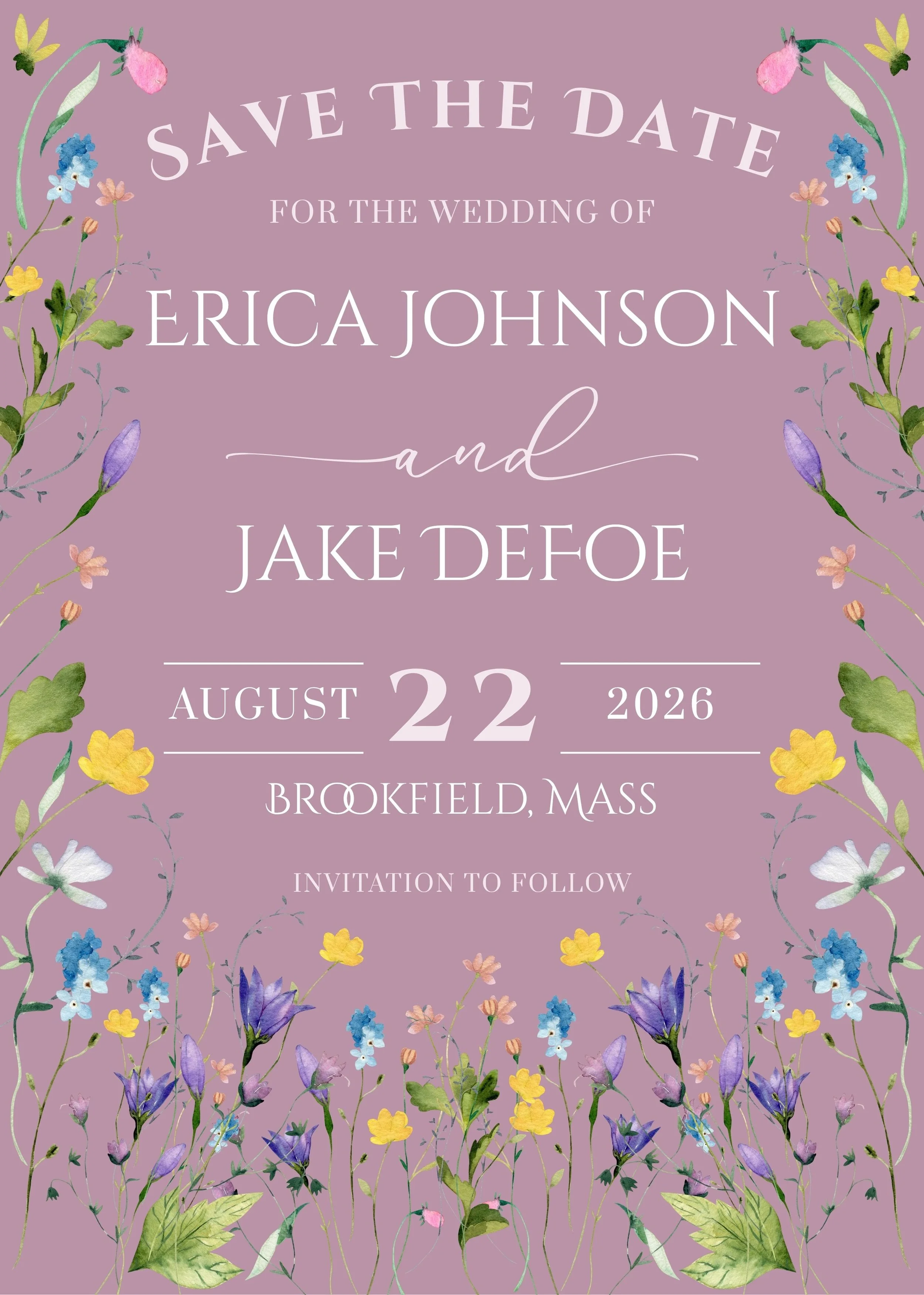 The Erica (Save the Date)