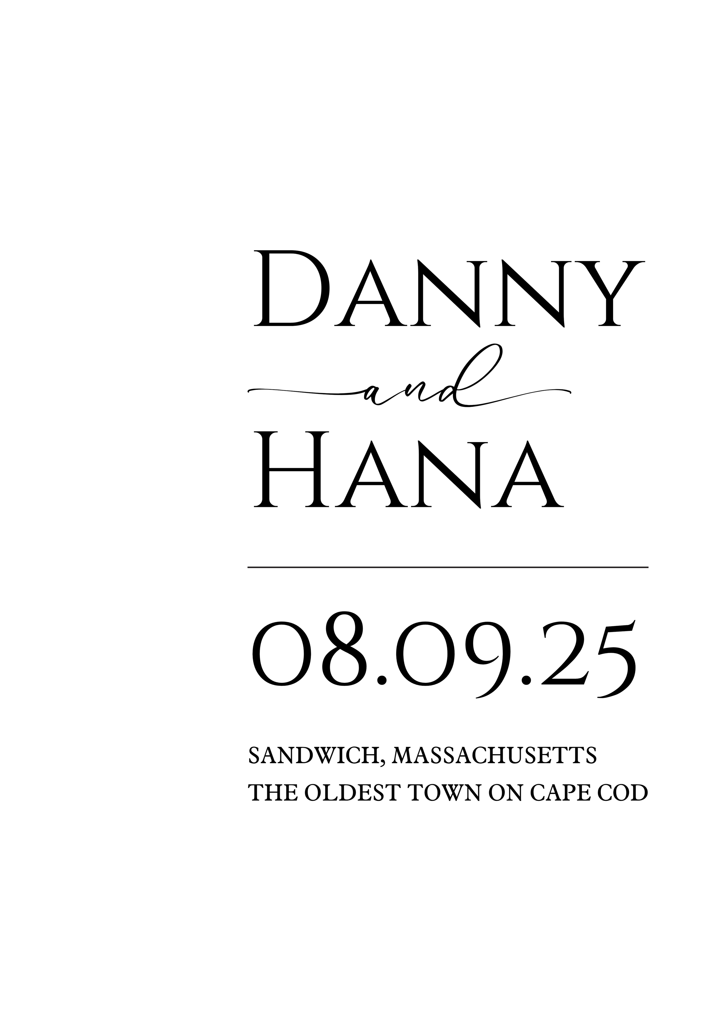 The Hana (Save the Date)