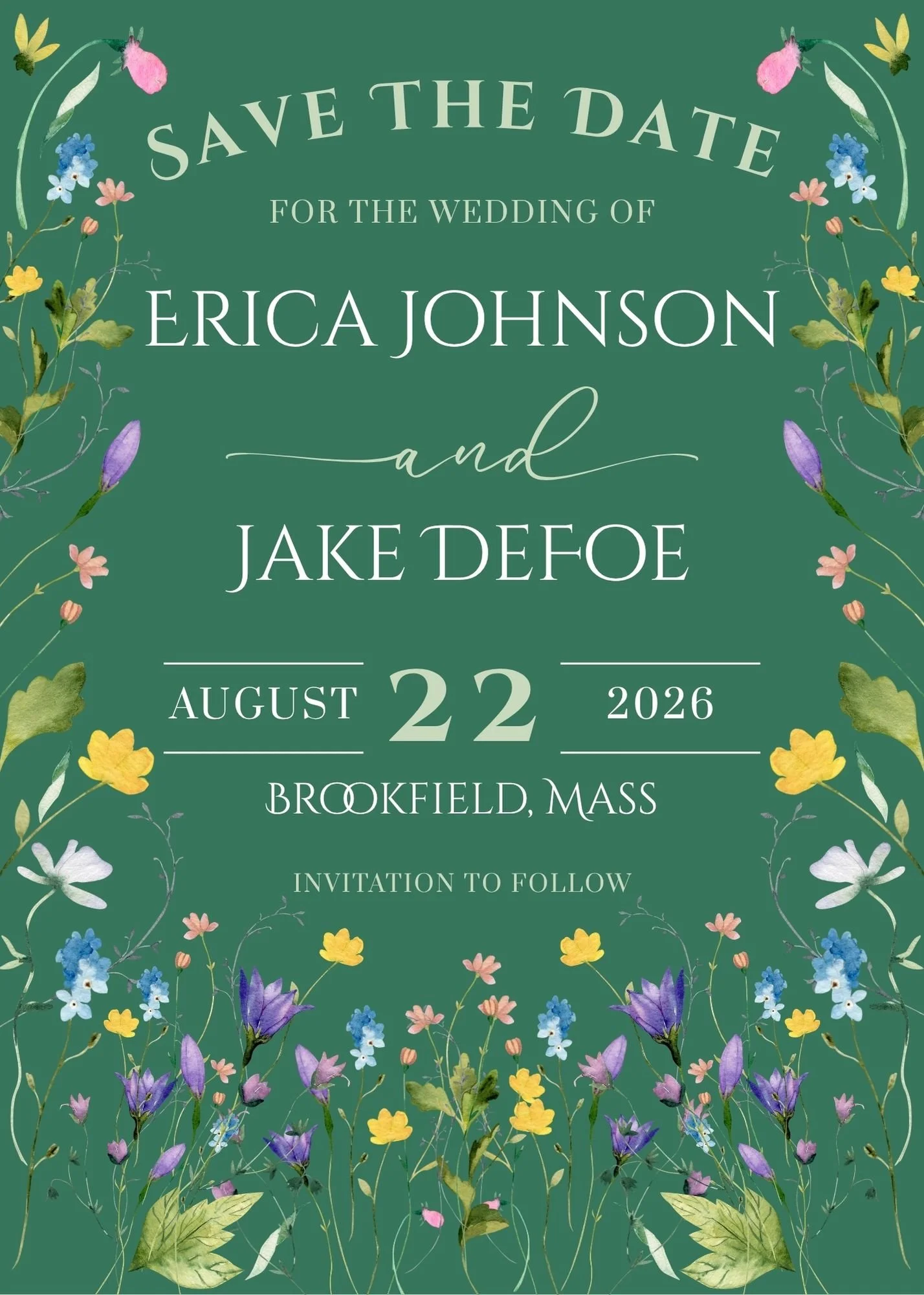 The Erica (Save the Date)