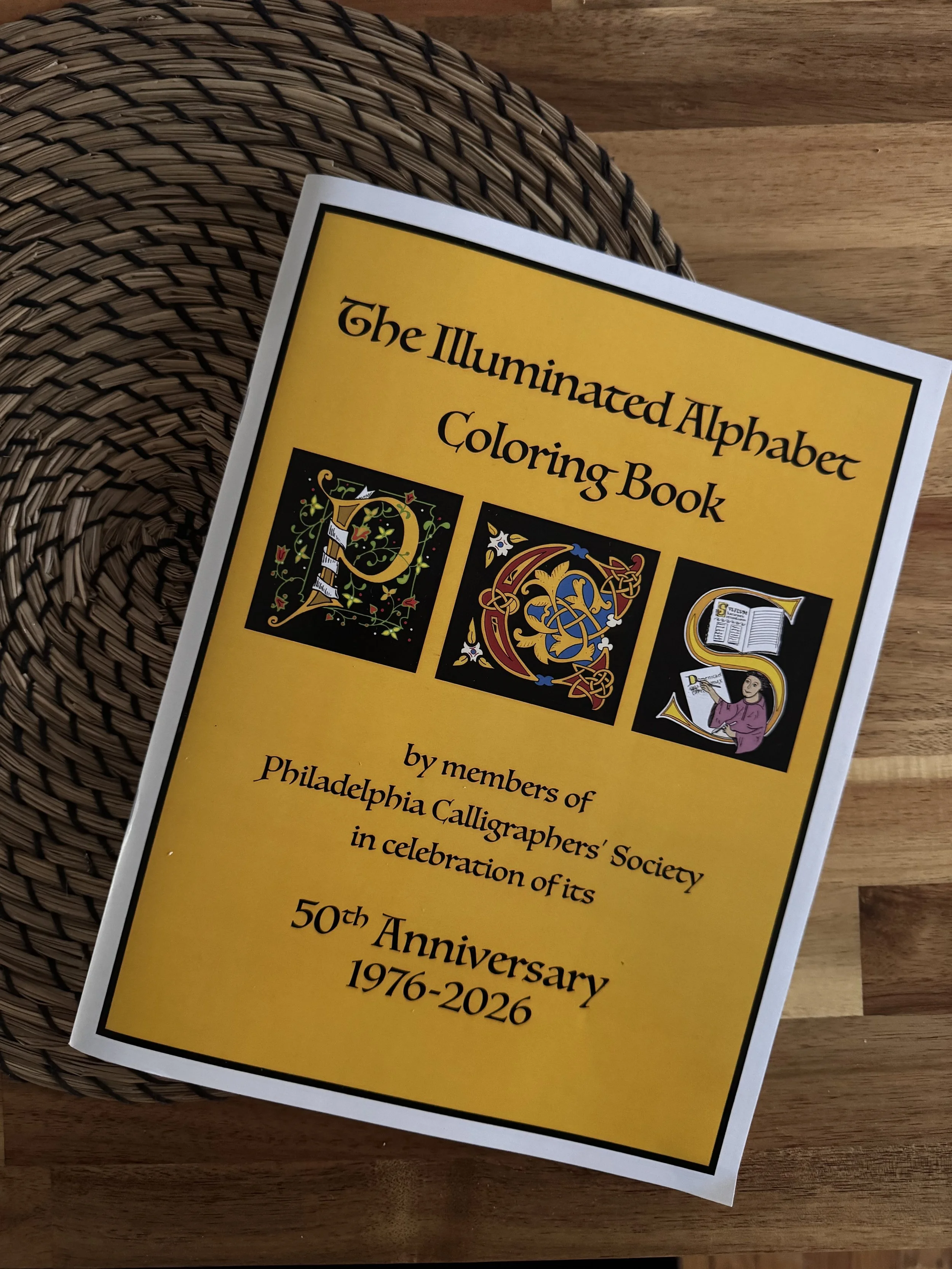 The Illuminated Alphabet Coloring Book Hardcopy (PCS Member Pricing)