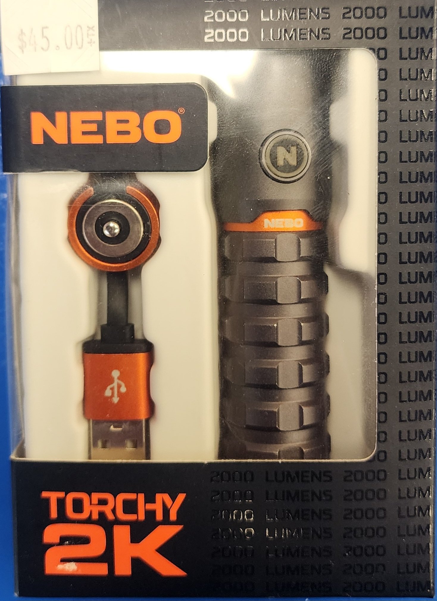 NEBO Torchy 2K rechargeable flashlight