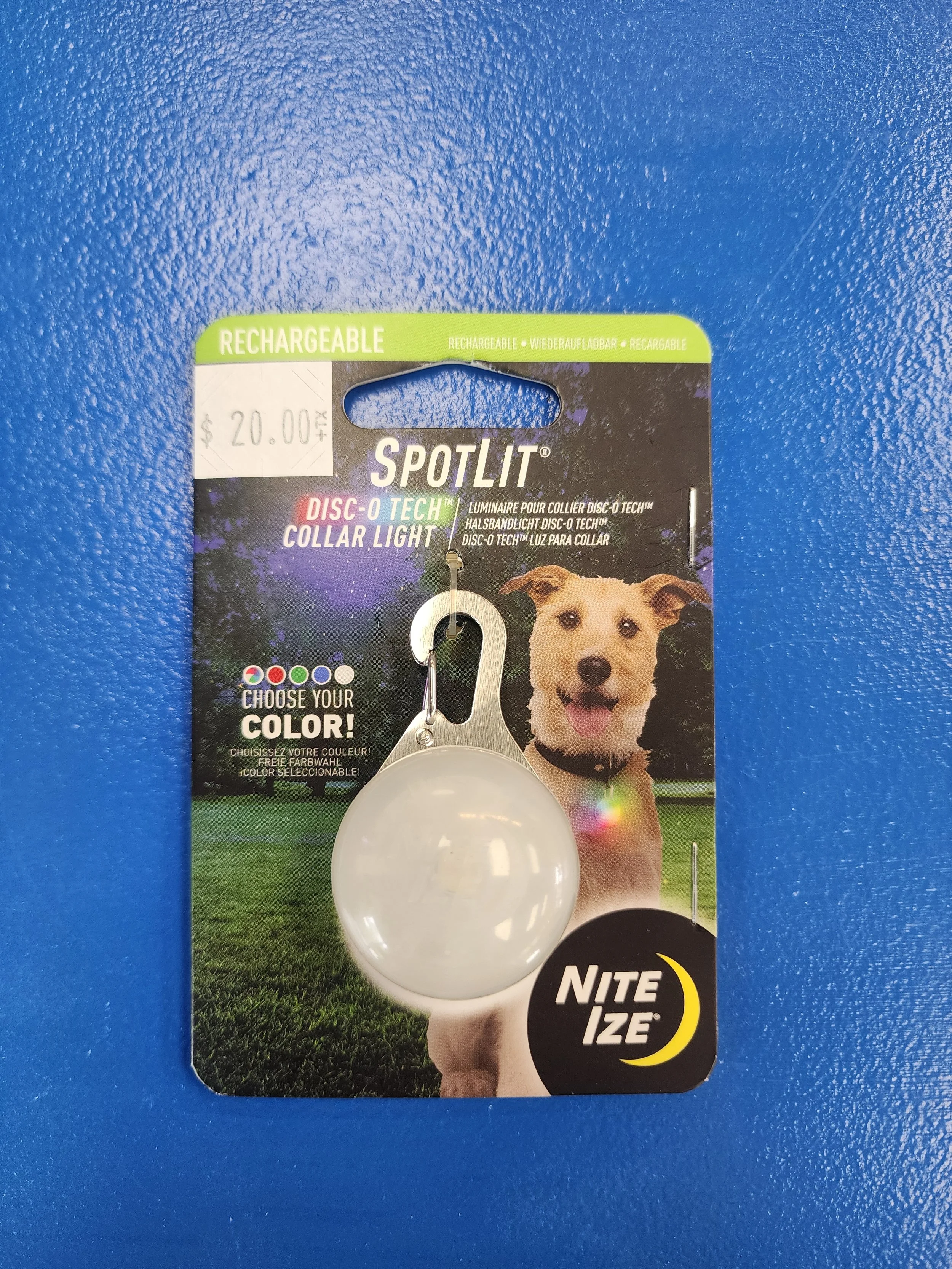 Spotlit Disc-O Collar Light