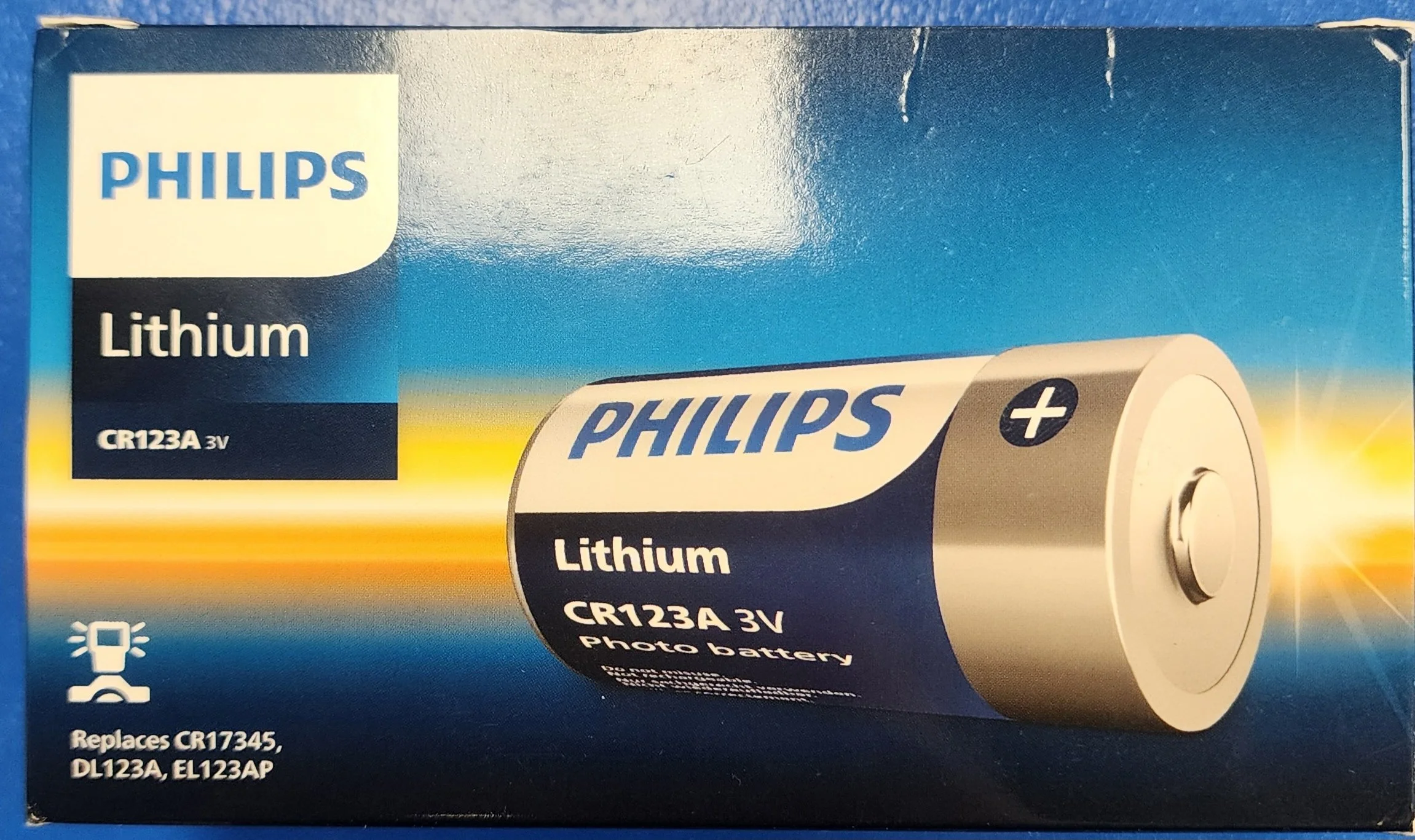 Philips CR123A (12PK)