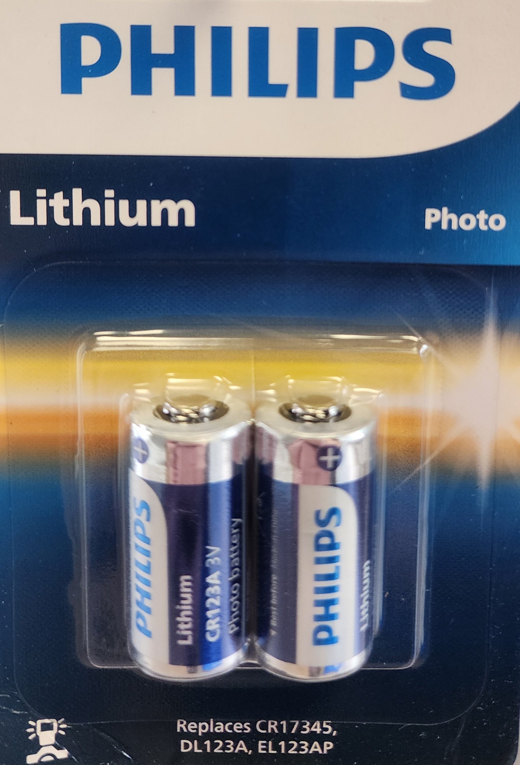 Philips CR123A (2PK)