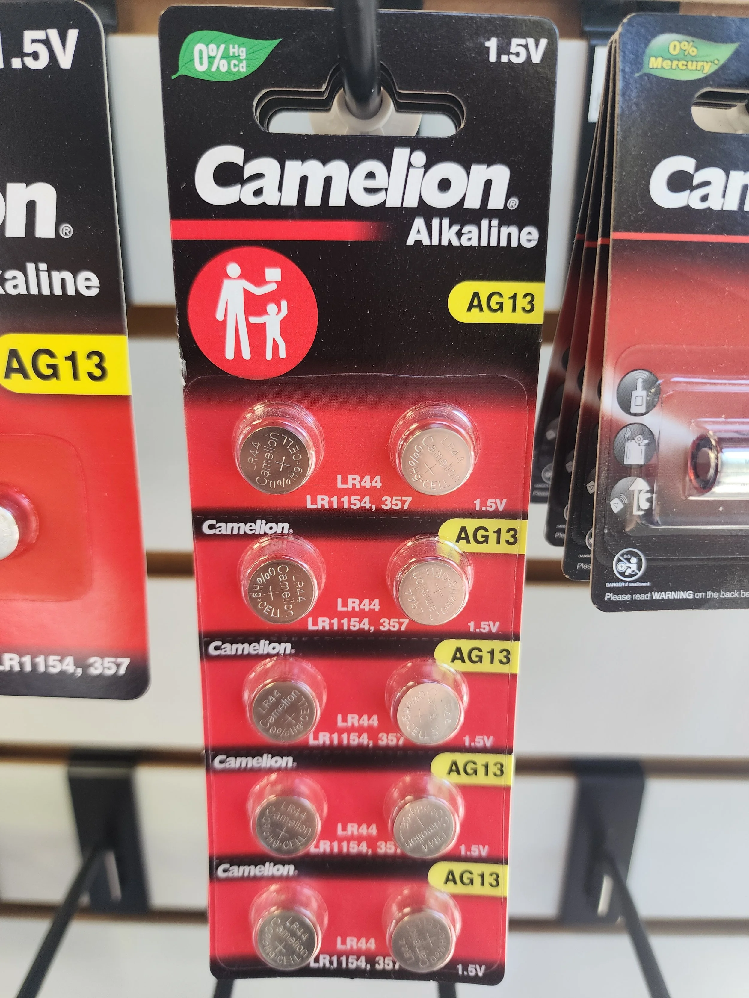Camelion AG13/357/LR44 1.5V Button Cell (10pk)