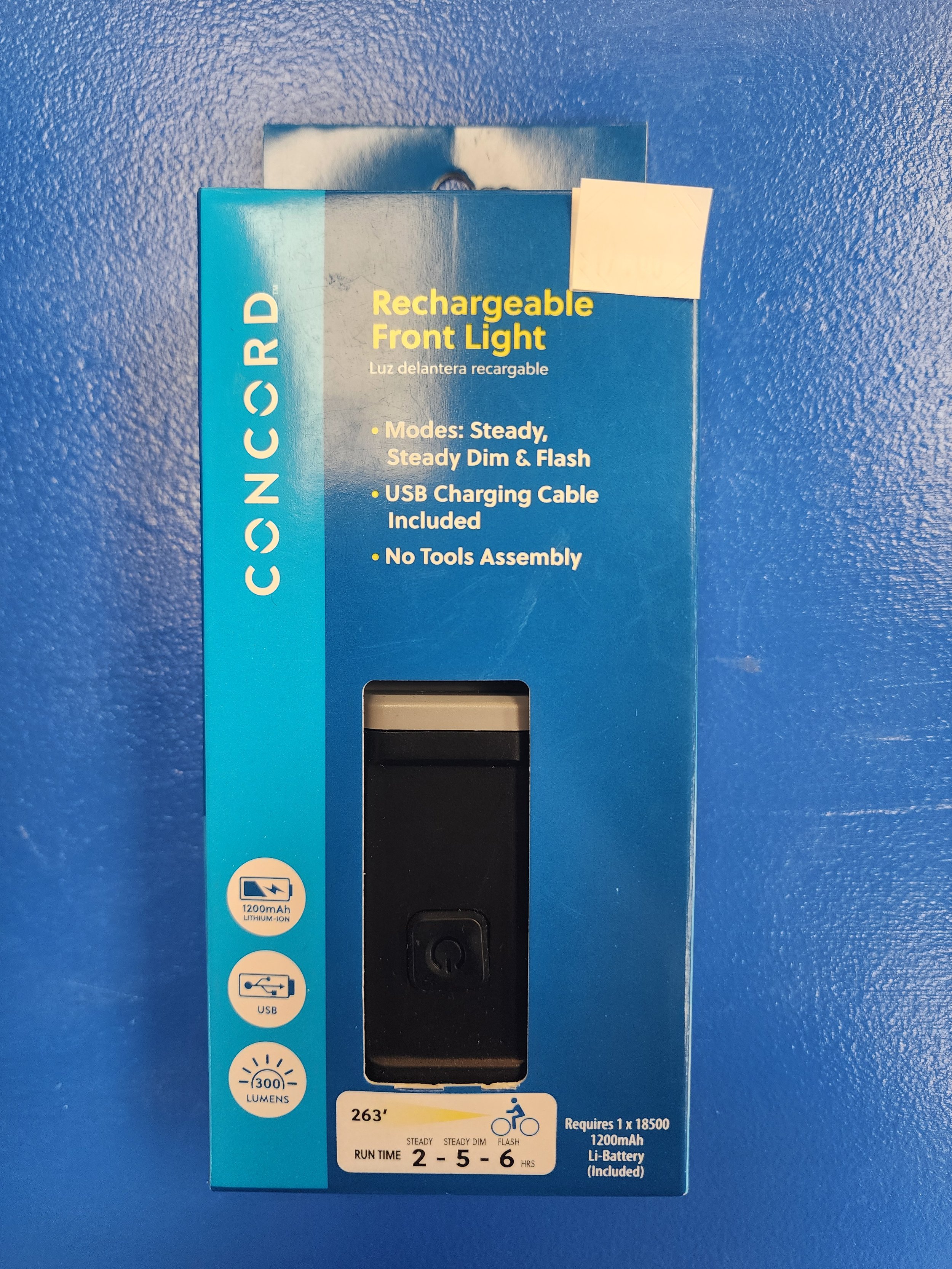 rechargeable led front bike light
