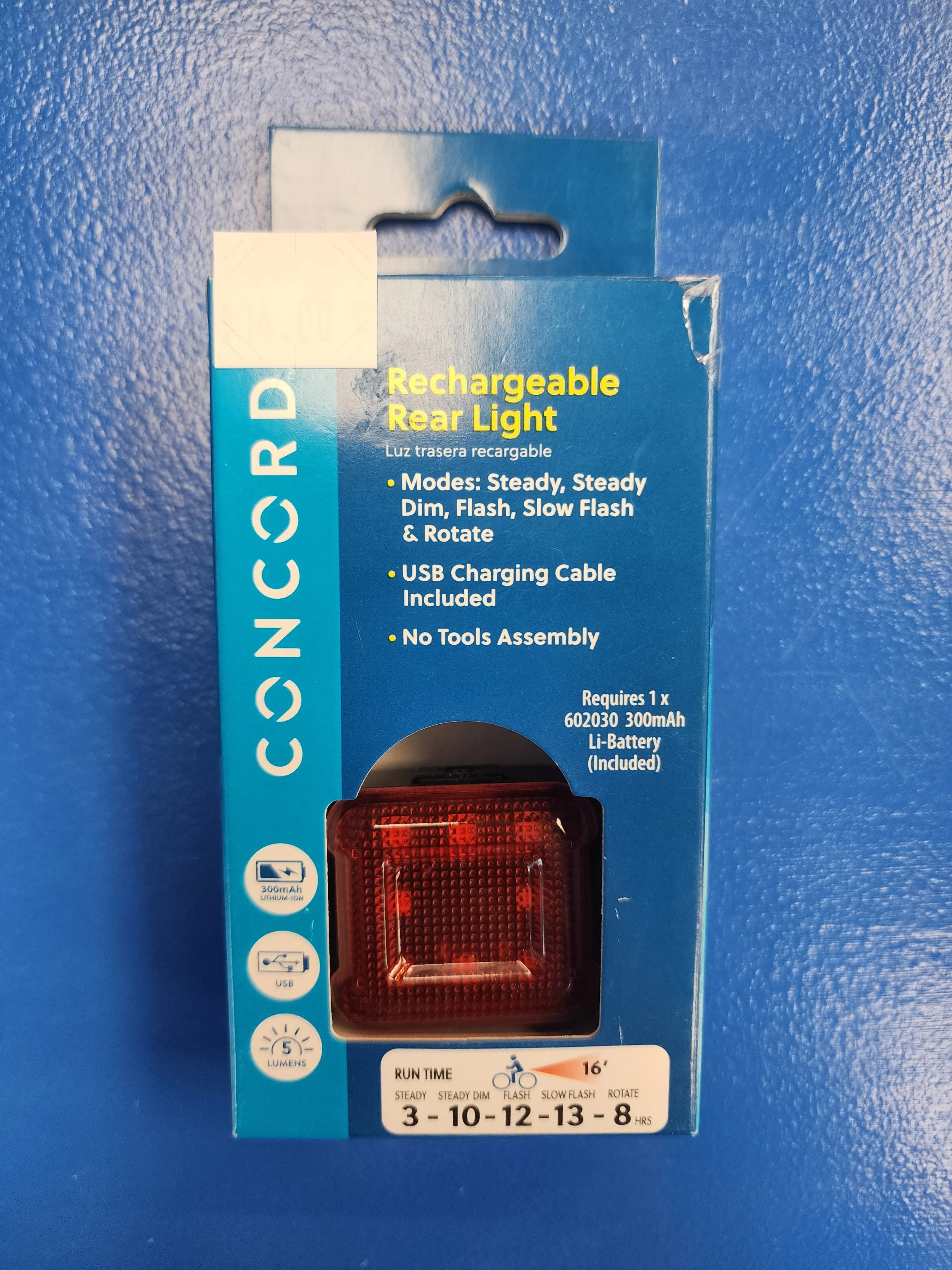 rechargeable led rear bike light