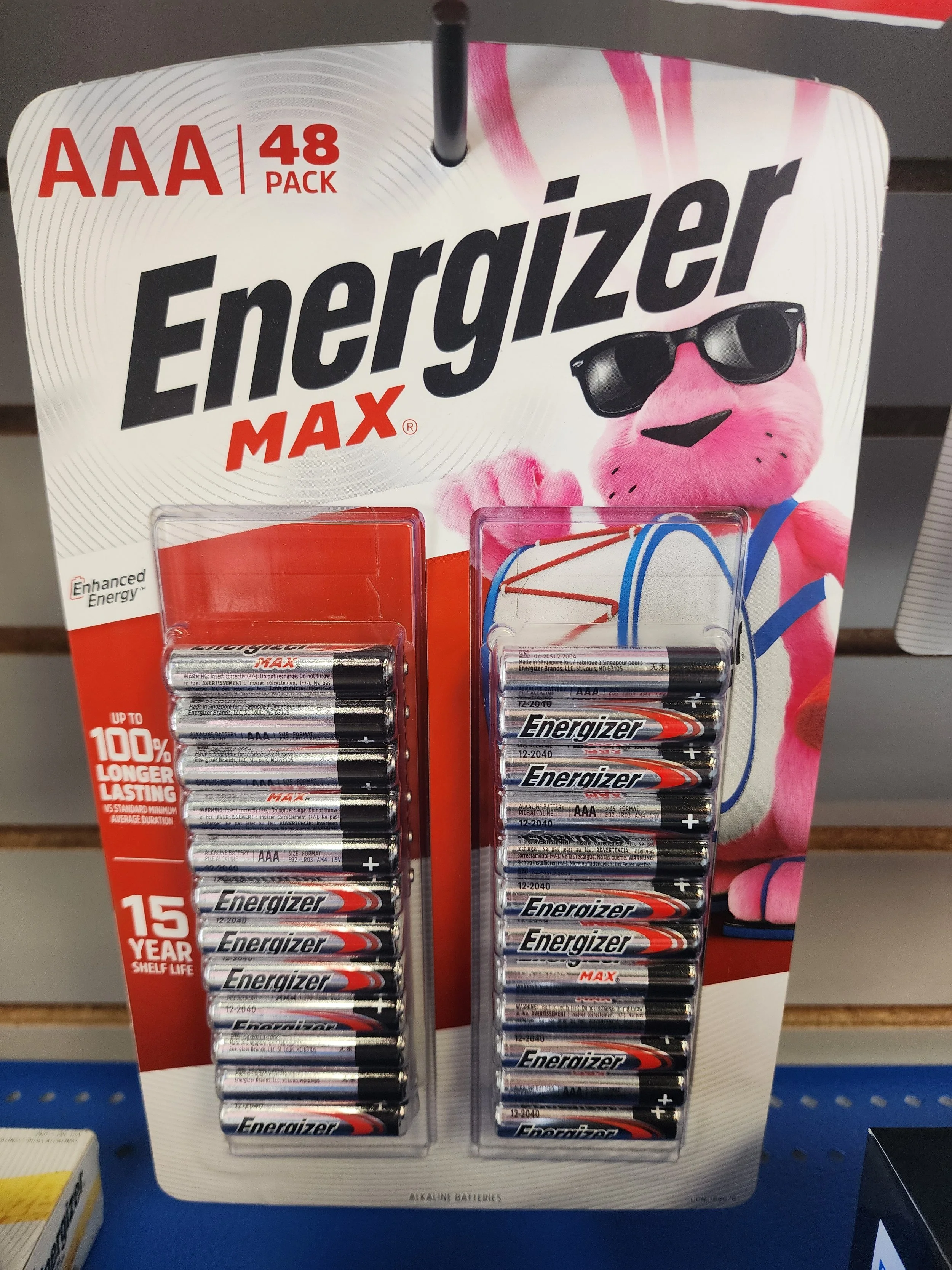 Energizer Max AAA Batteries (48PK)