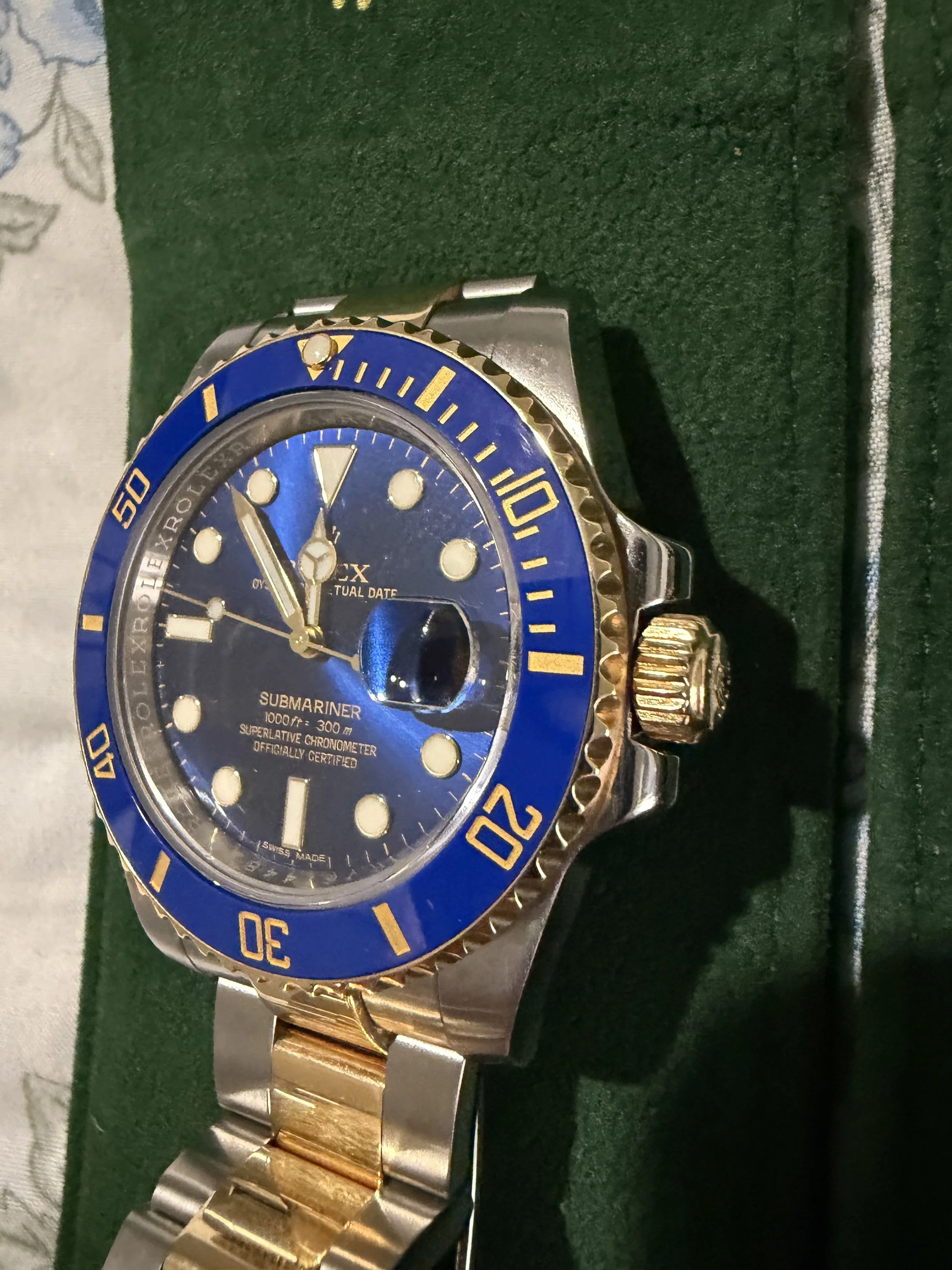 2020 Rolex Submariner Date “Bluesy” – Two-Tone