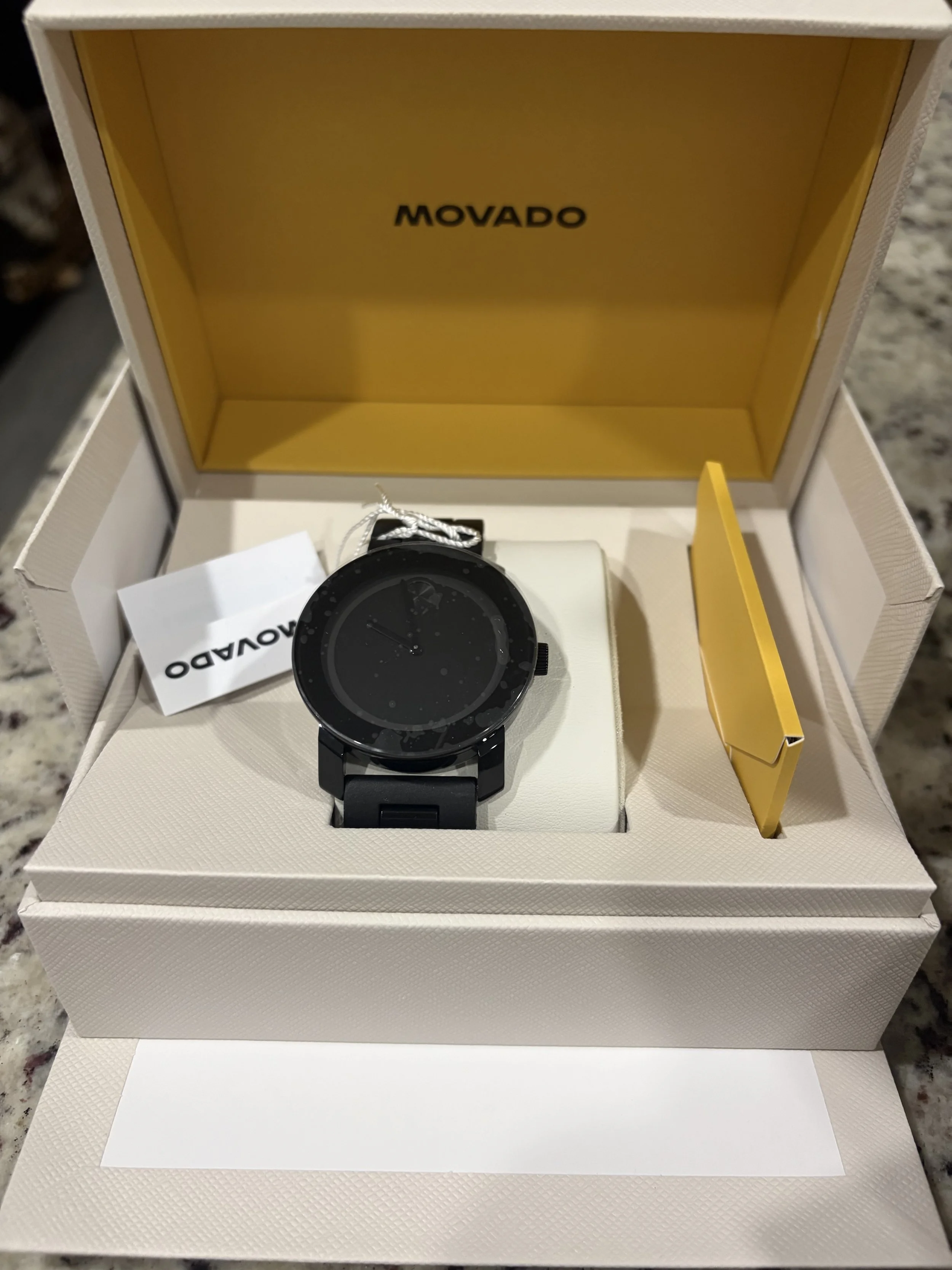 Movado Men’s BOLD – Black-on-Black
