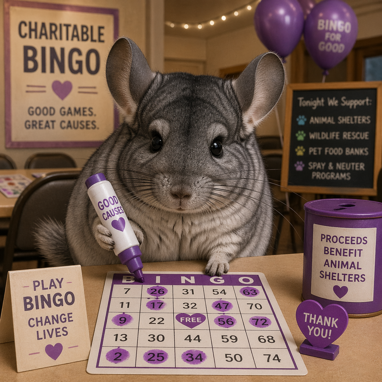 Chinchillas and Checkbooks: The Lucky Chinchilla 