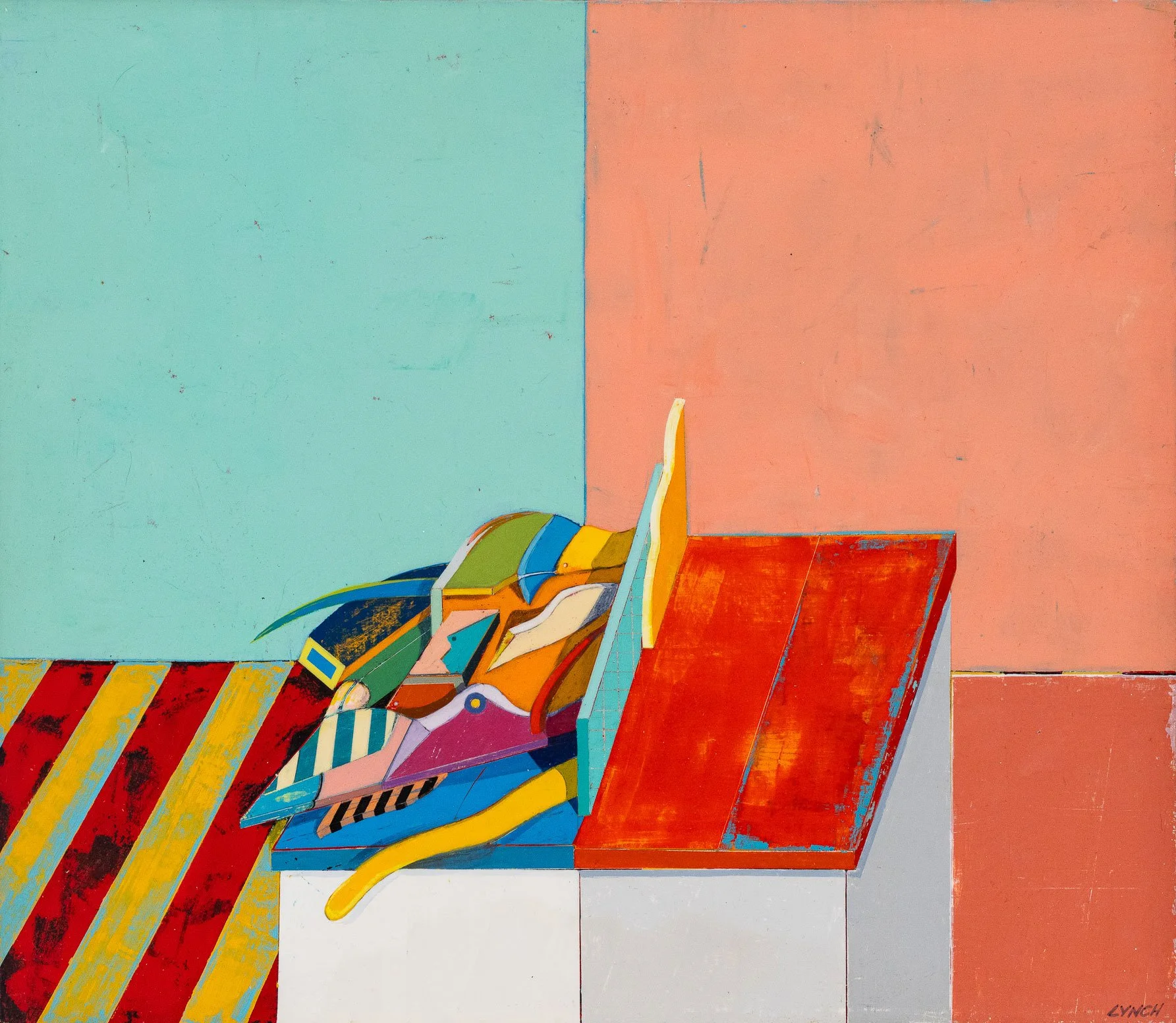  Untitled  
13 x 15 inches 
Acrylic on panel 
1988