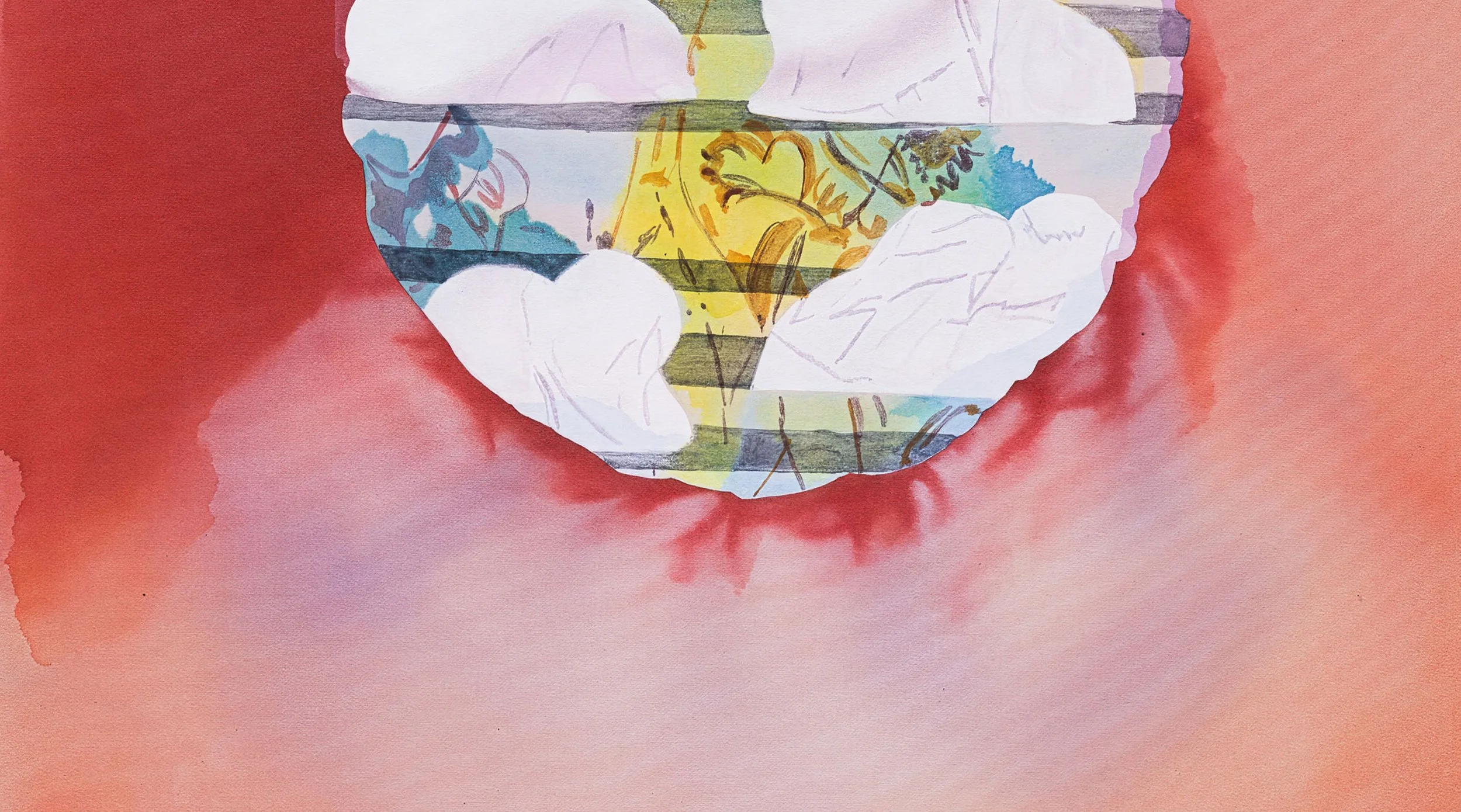 Detail of abstract painting