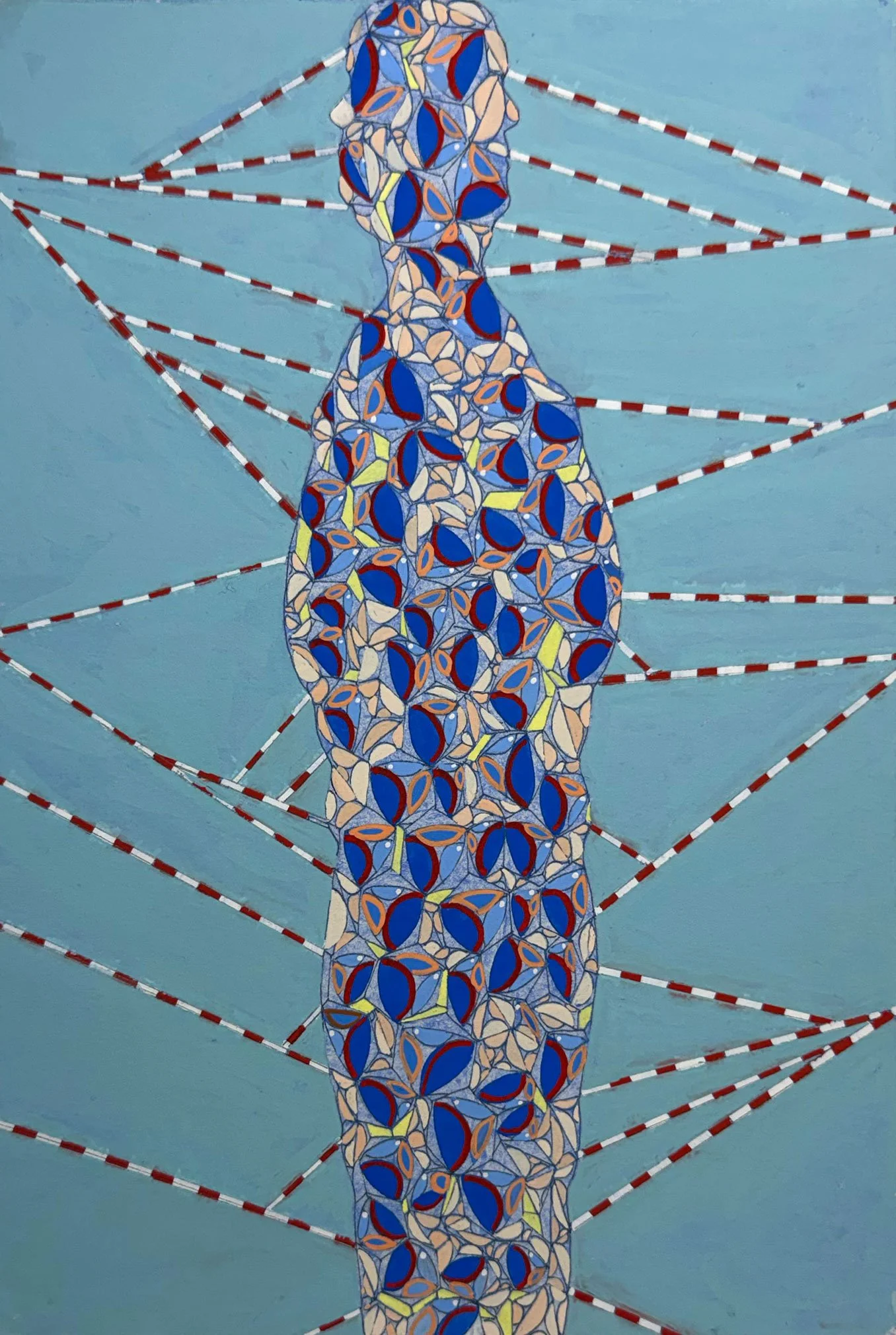  Division Man 11  
11 x 7.5 inches 
Gouache on paper 
2015