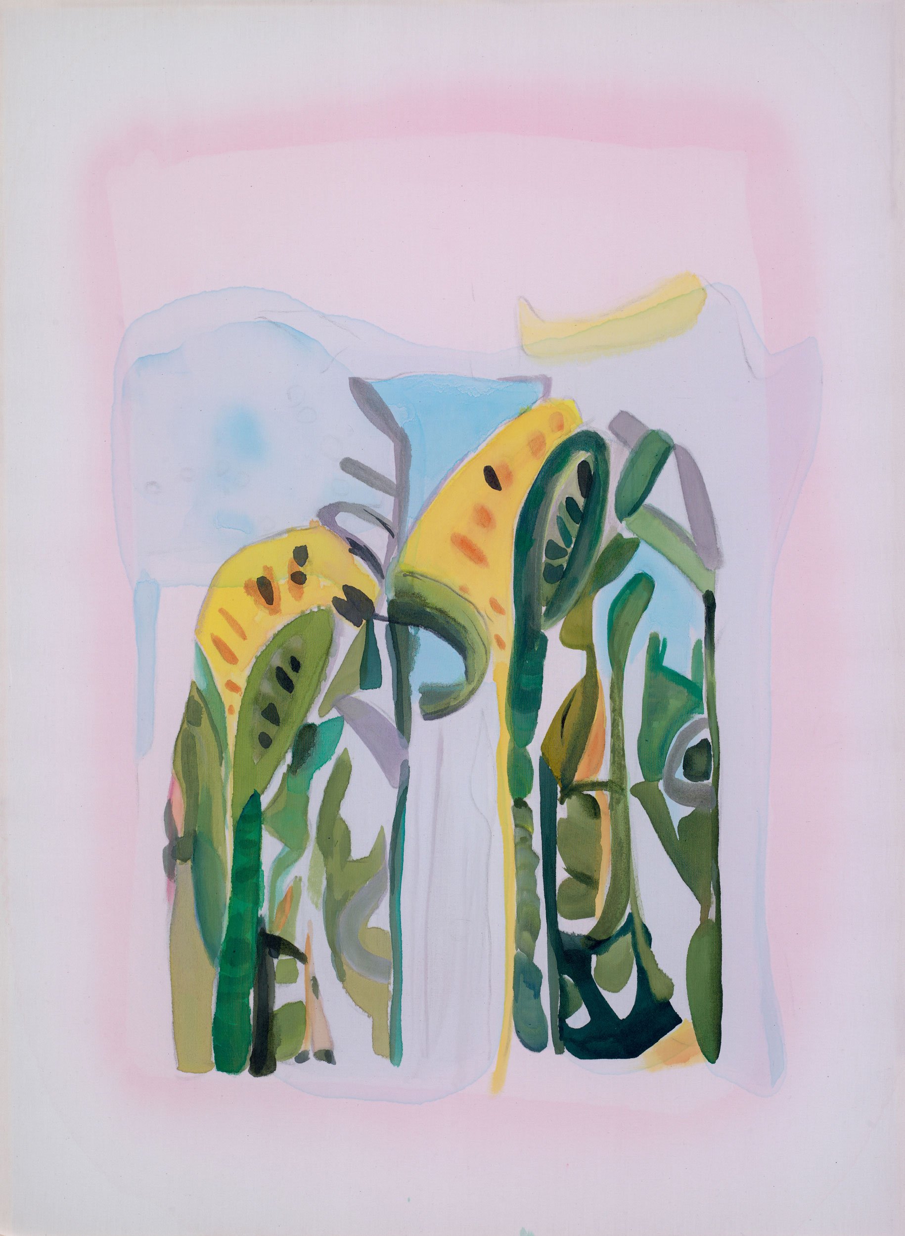 april delirium   
32 x 24 inches  
Acrylic and vinyl paint on cotton  
2023   [sold]