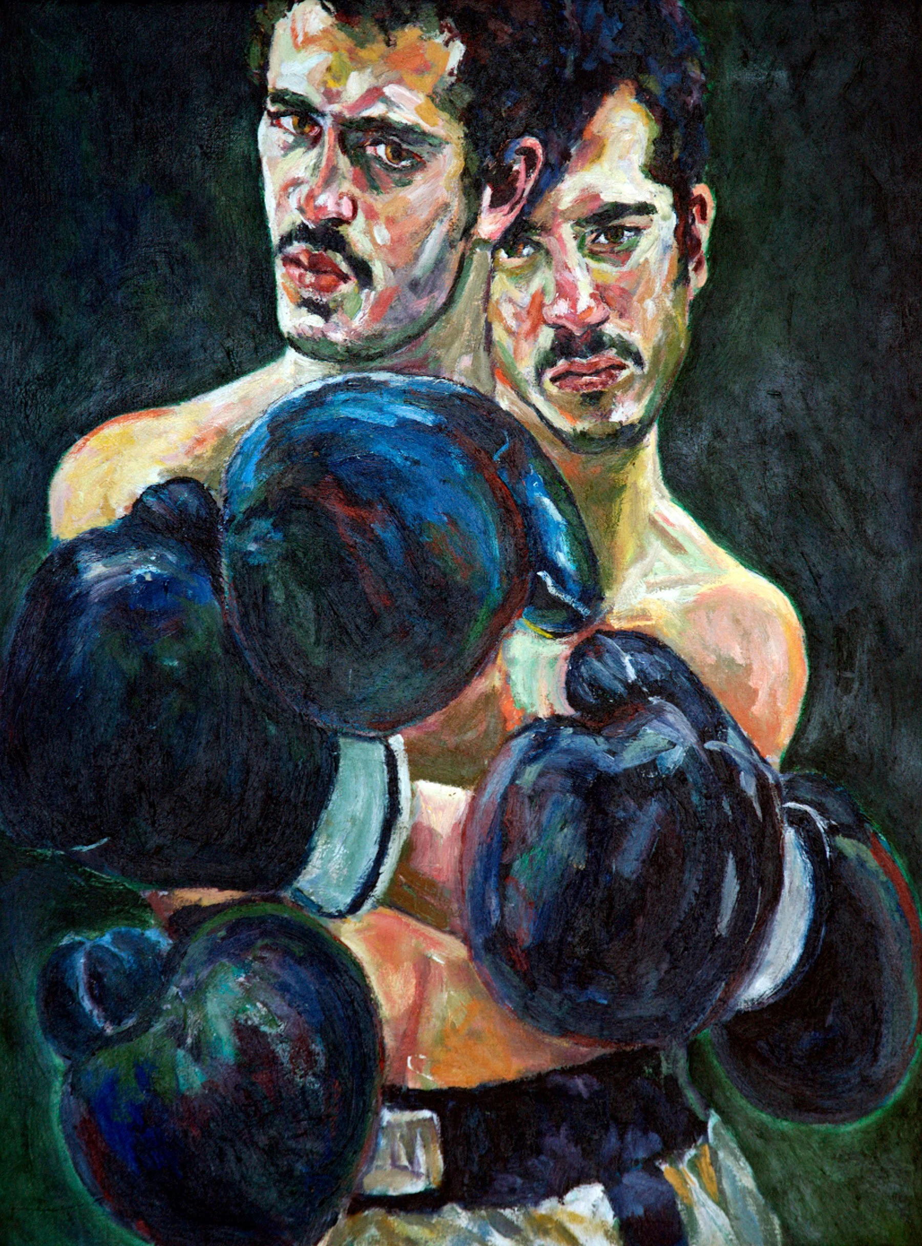  Fist  
30 x 24 inches 
Oil on linen 
1984