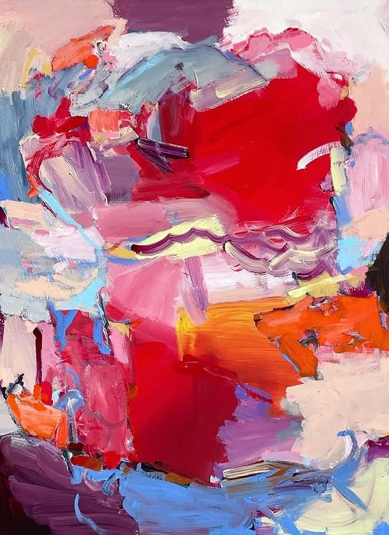  Up to Here (Recently Submerged?)  
48 x 36 inches 
Acrylic on panel 
2023 [sold]