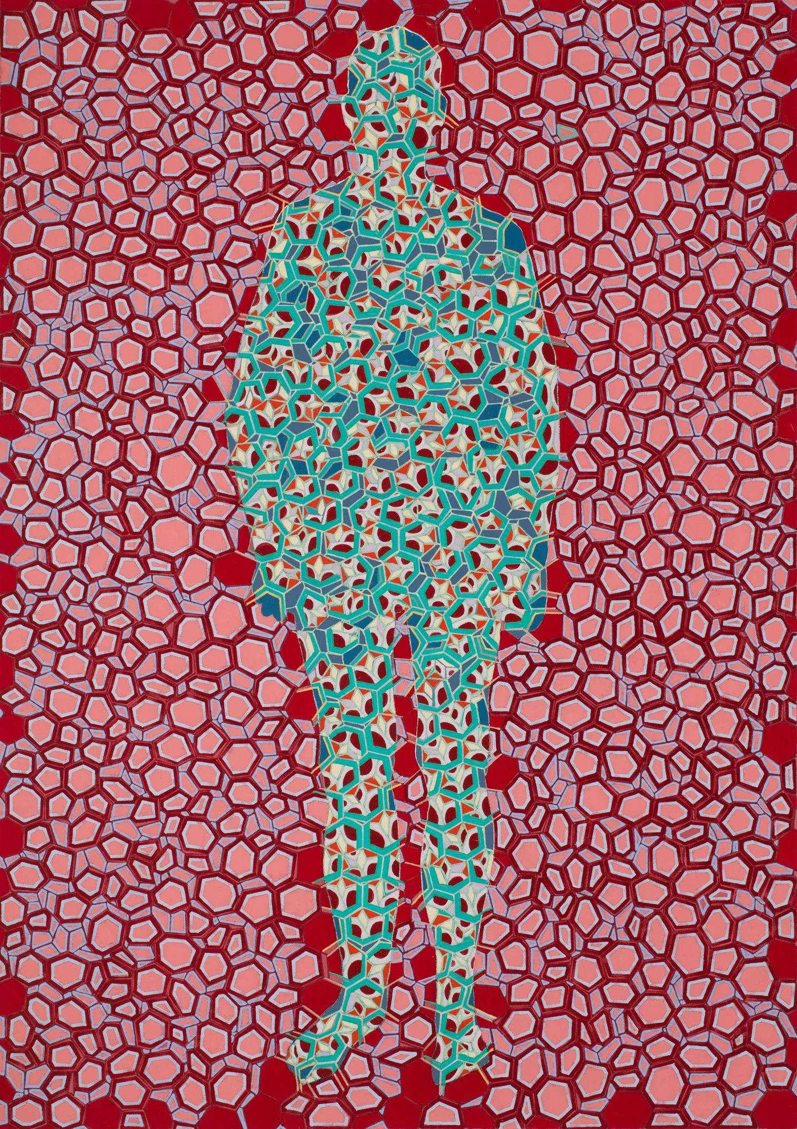  Divided Man 32 — Earthly Only  
68 x 48 inches 
Oil on canvas 
2016