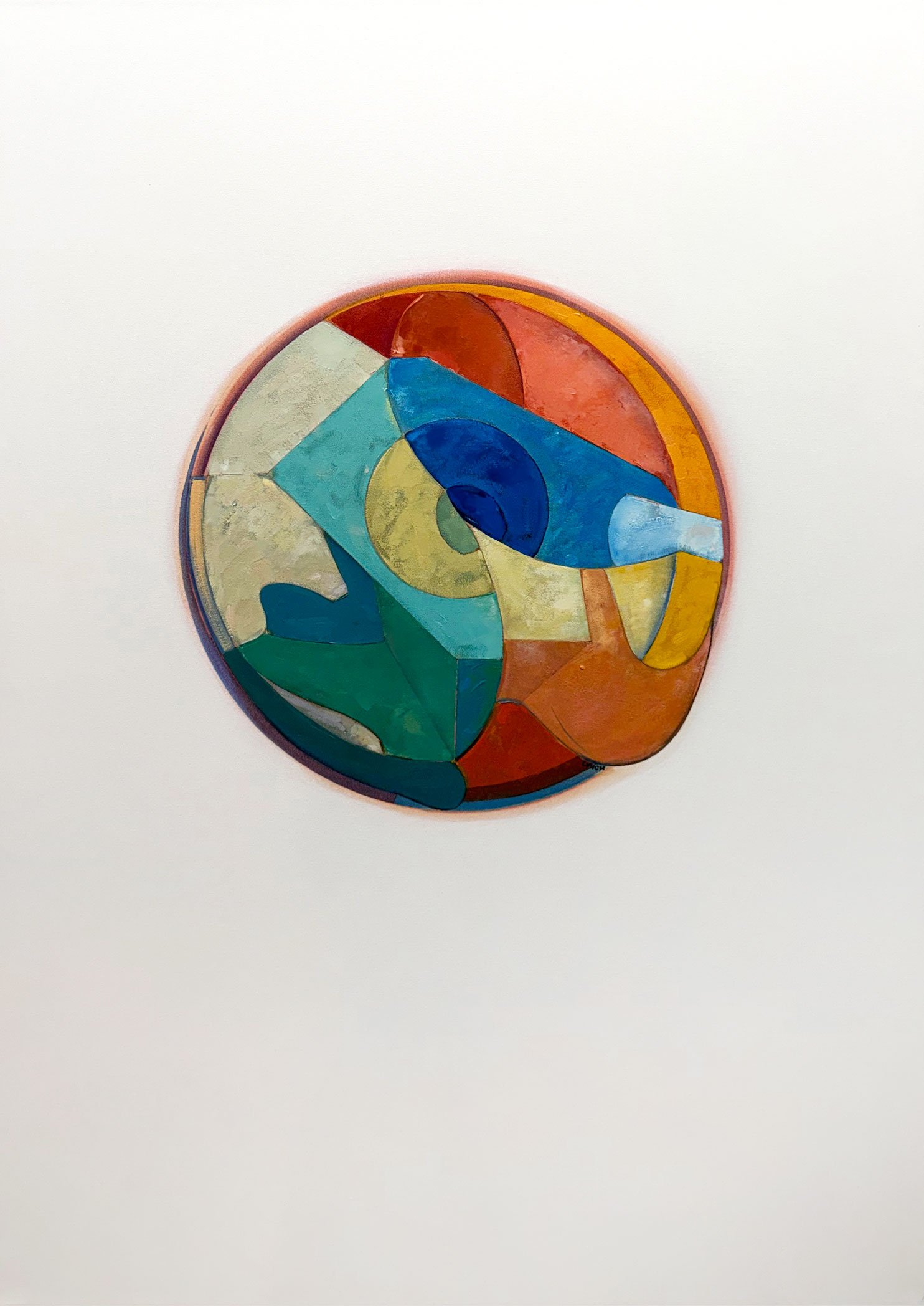  Rotoform 25 (1019)  
48 x 34 inches 
Oil on canvas 
1995