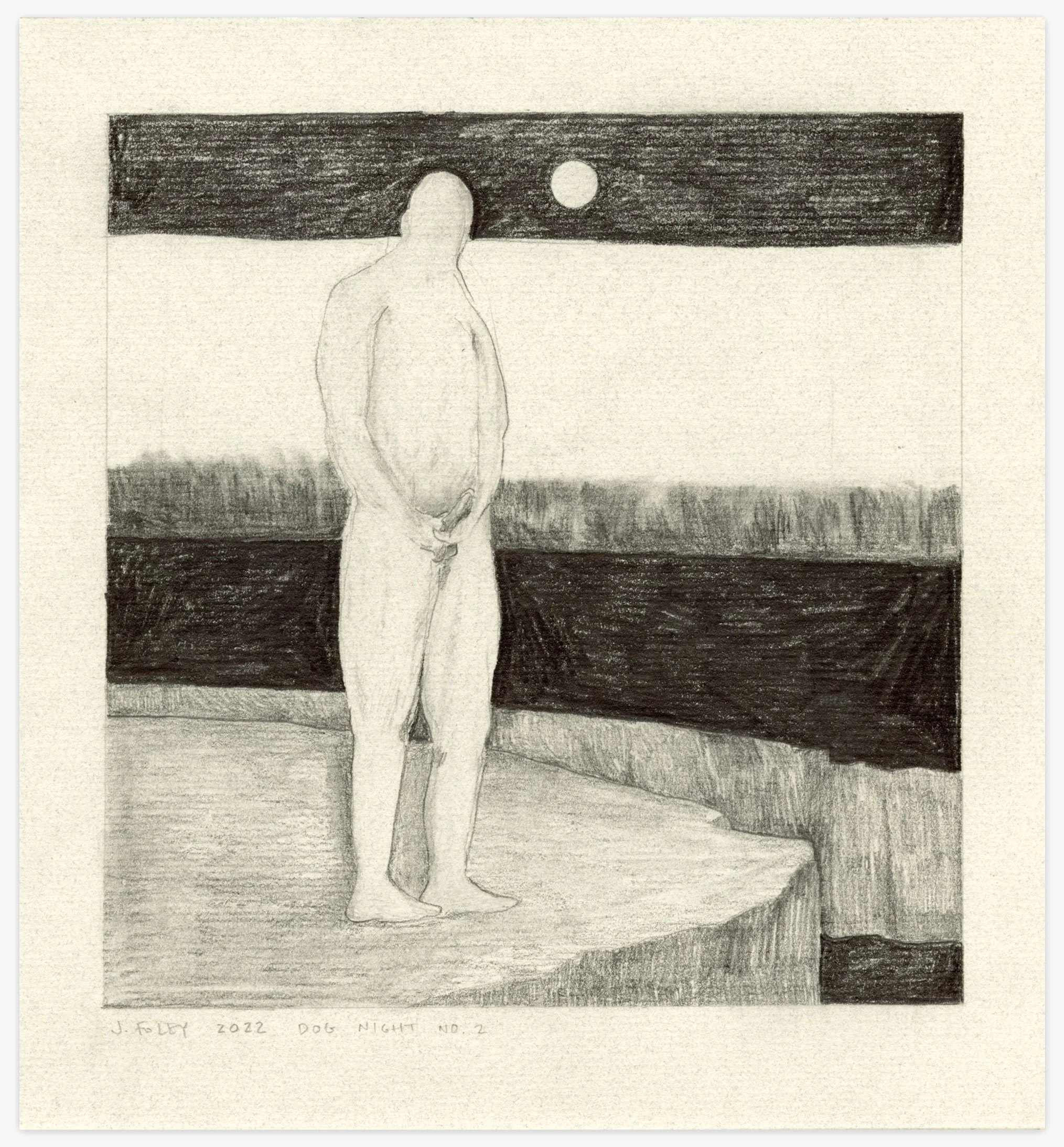  Dog Night (no. 2)  
9 x 8.5 inches 
Graphite on paper 
2022 [works on paper]