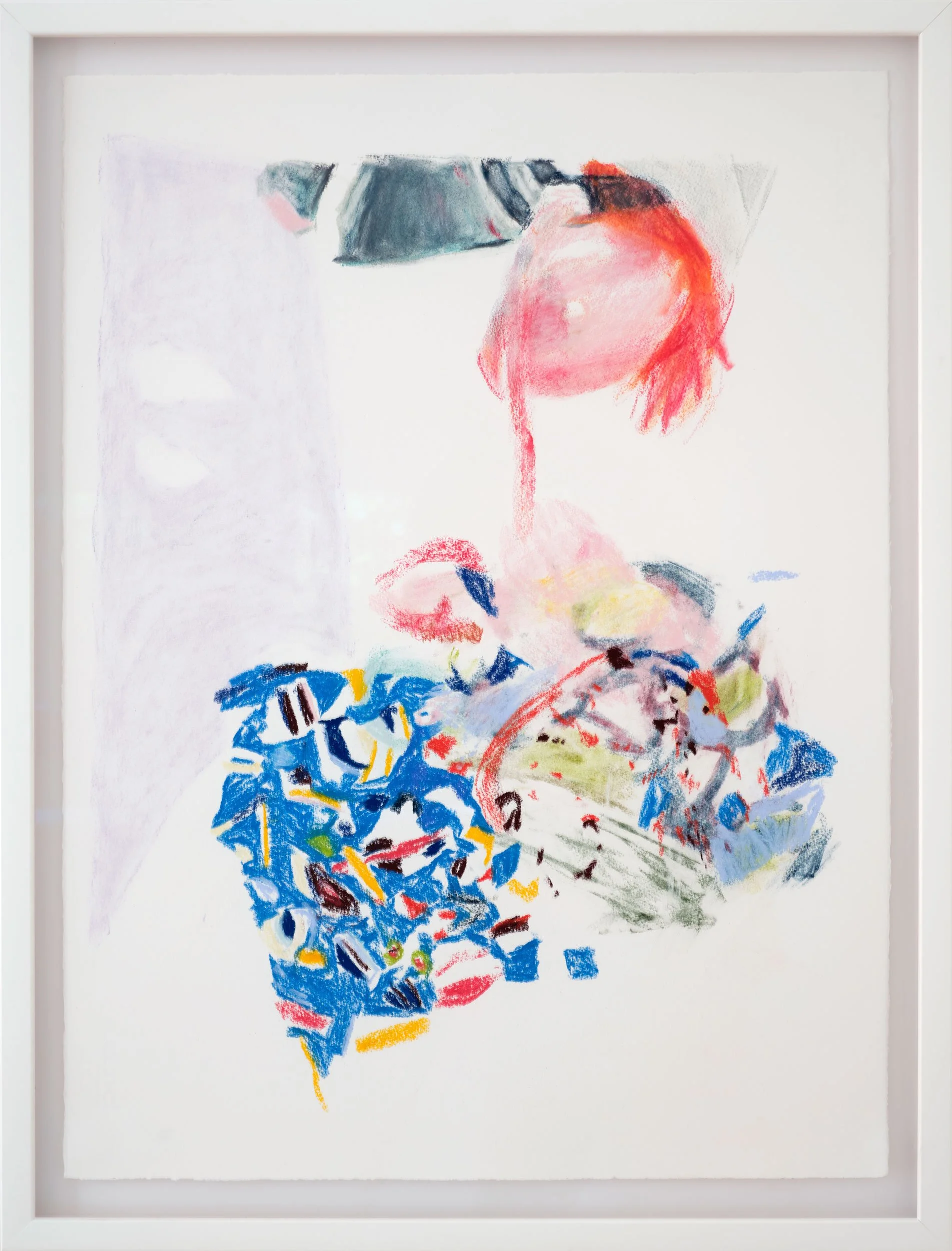 Andrea Sulzer 
 Rough Seas  
33.625 x 25.625 inches (framed) 
Pastel on paper 
2022