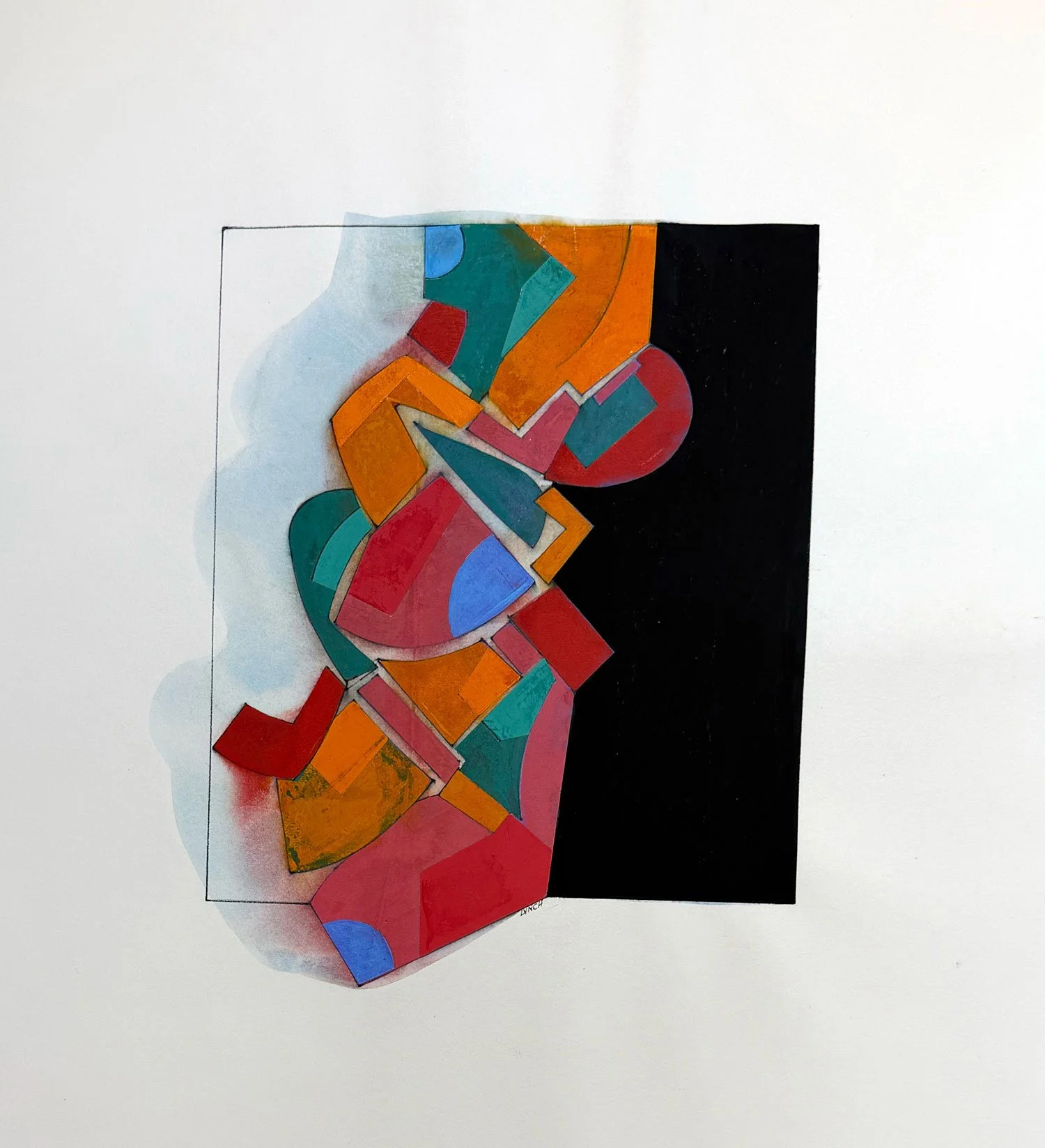  Untitled  
11.25 x 10.25 inches 
Gouache on paper 
1993