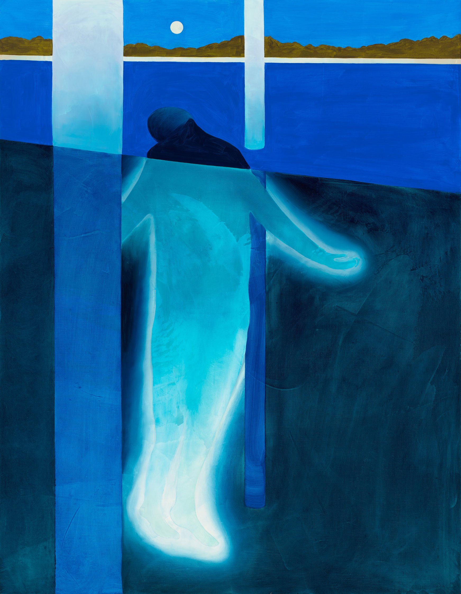  Head Above Water  
35.5 x 27.5 inches 
Oil on linen 
2024 [oil paintings]