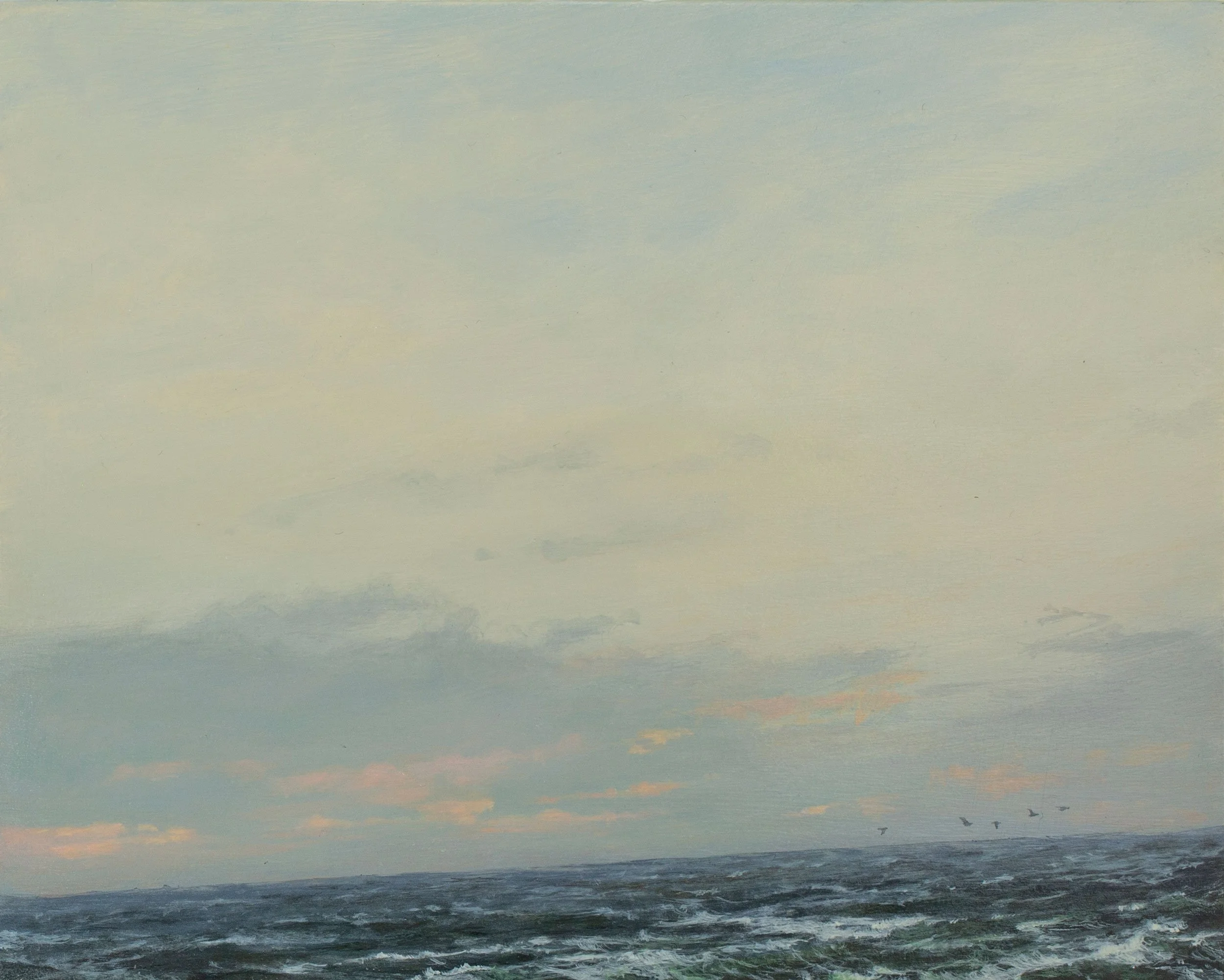  High tide, 15:00  
8 x 10 inches  
Acrylic on panel  
2018