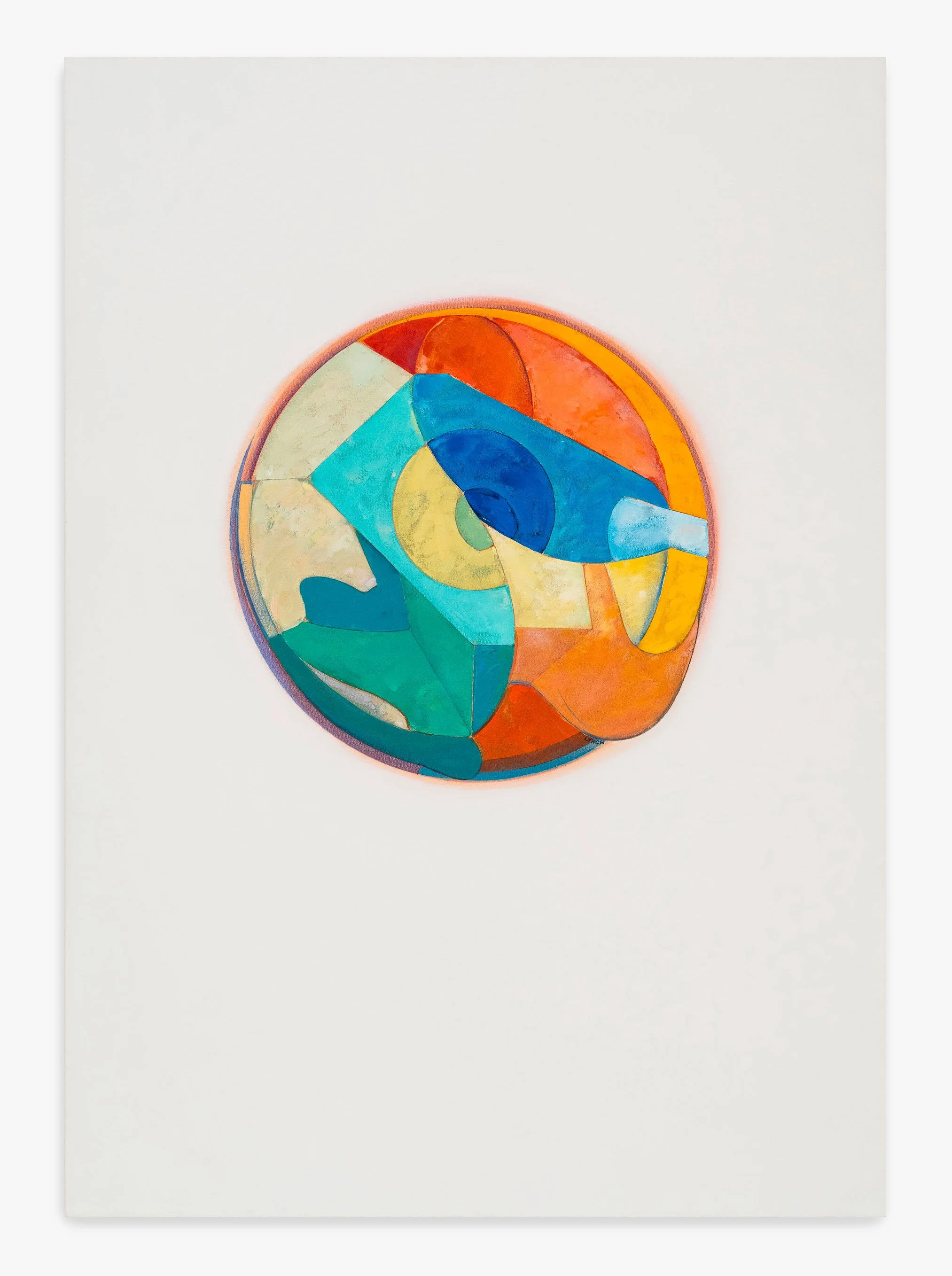  Rotoform 25 (1019)  
48 x 34 inches 
Oil on canvas 
1995