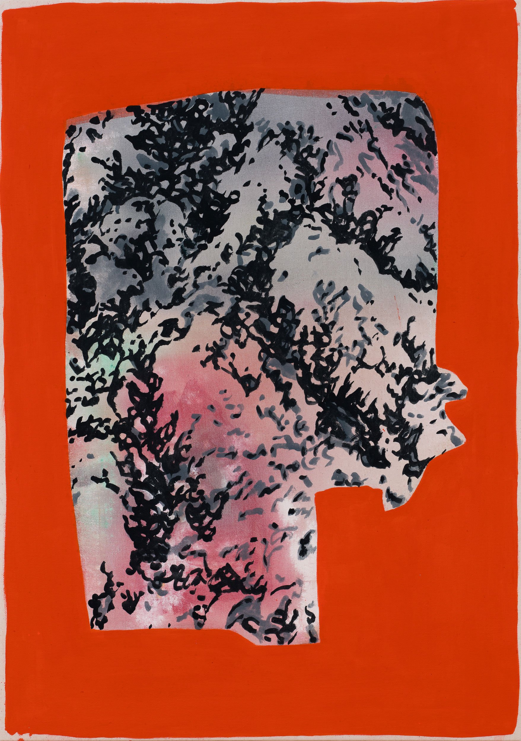  winter's reach  
27.25 x 19.25 inches 
Acrylic and vinyl paint on canvas 
2026 [sold]