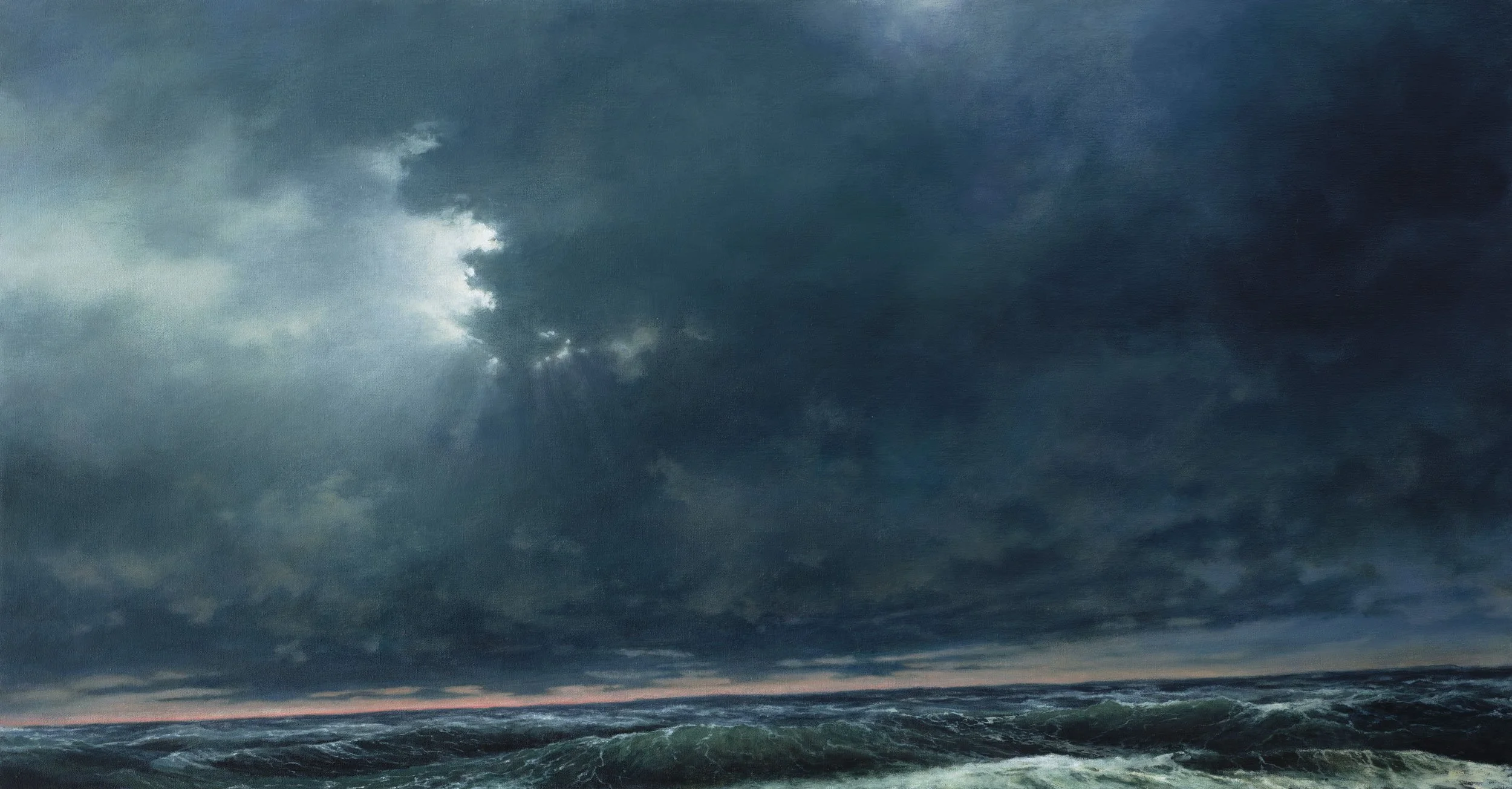  Cloudburst  
34 x 65 inches  
Acrylic on linen  
2024
