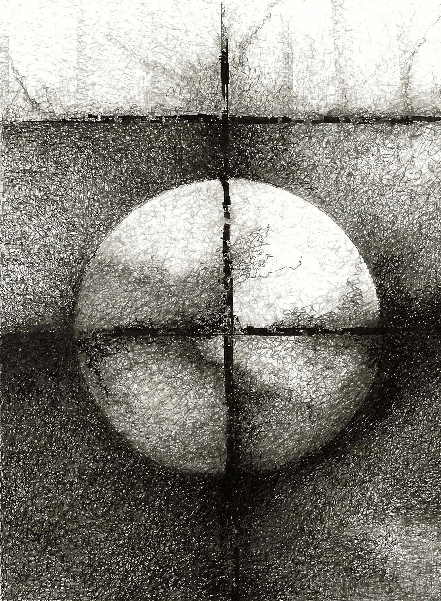 Josefina Auslender 
 Untitled (from the series Los Caprichos)  
7.875 x 6 inches (artwork) 
16.5 x 14.25 inches (framed) 
Ink on paper 
2023 [sold]
