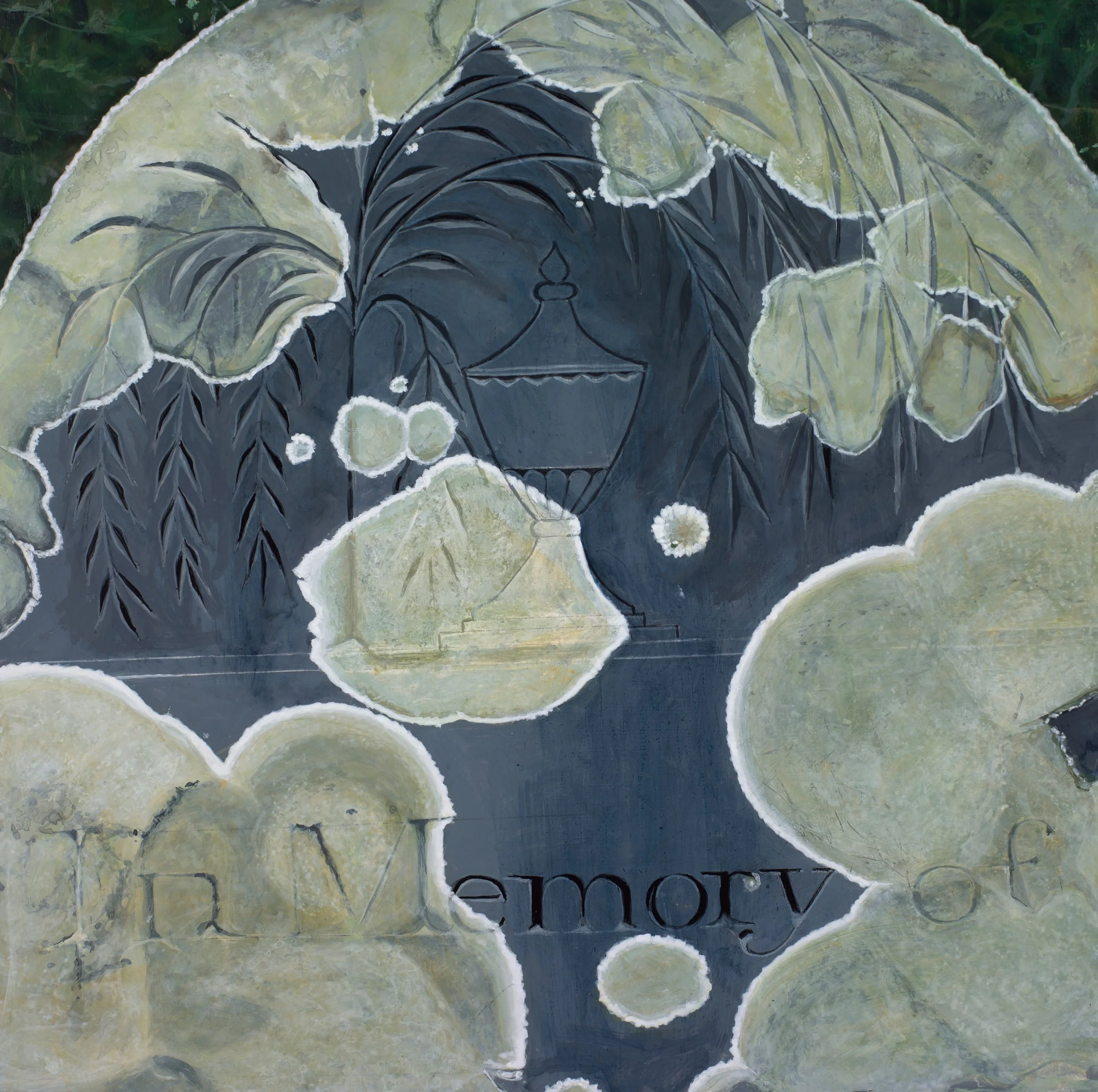  In Memory Of  
12 x 12 inches 
Acrylic on panel 
2024
