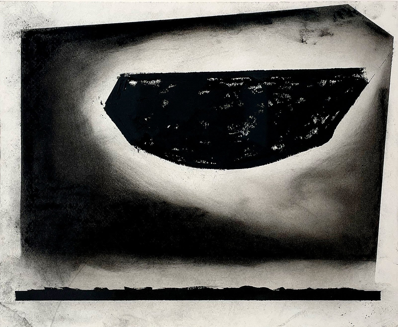  Untitled  
19 x 21.5 (framed) 
Charcoal and acrylic on paper 
2022