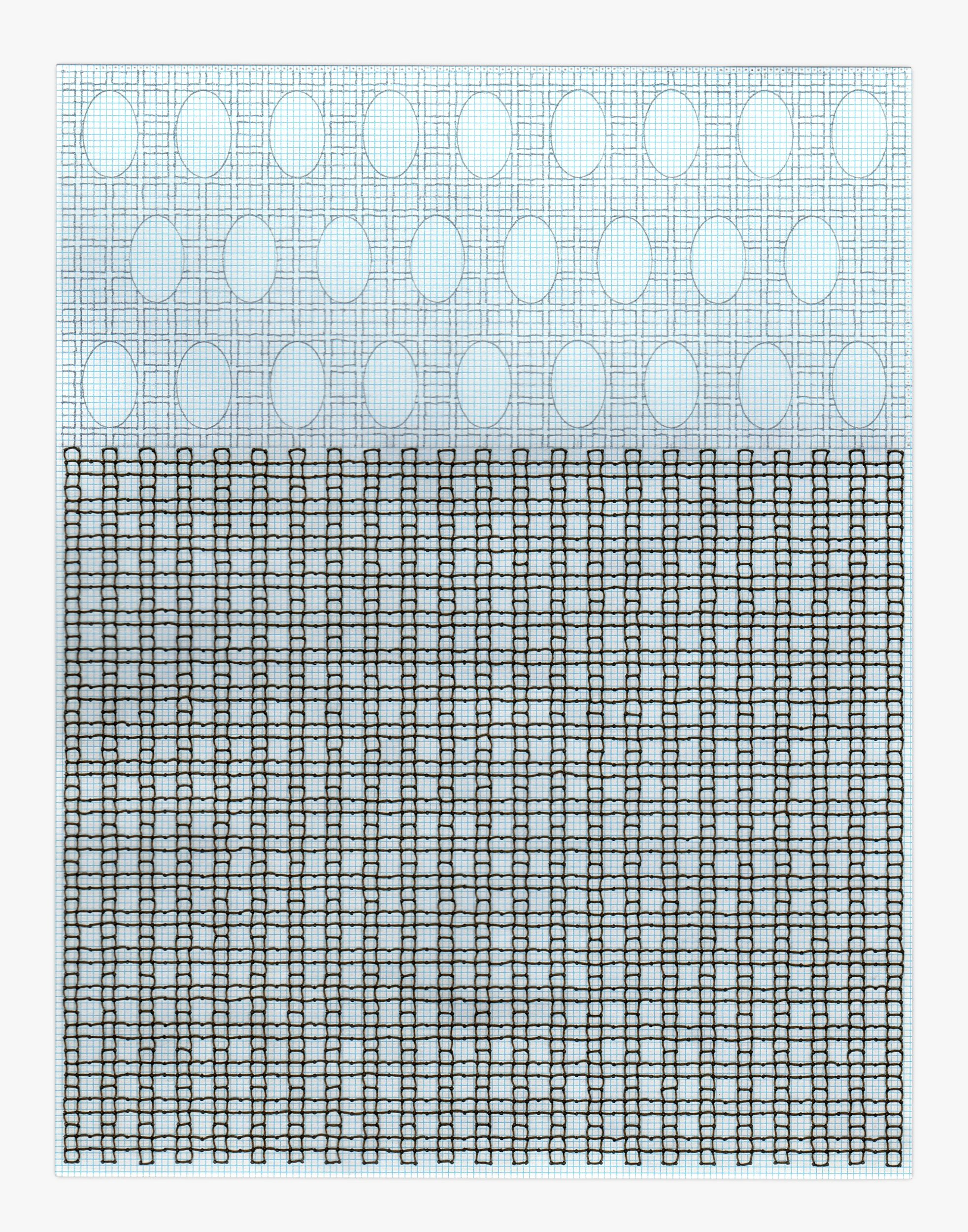  Homestead 7  
7 x 5.5 inches 
Thread and graphite on graph paper 
2024 [stitchworks]