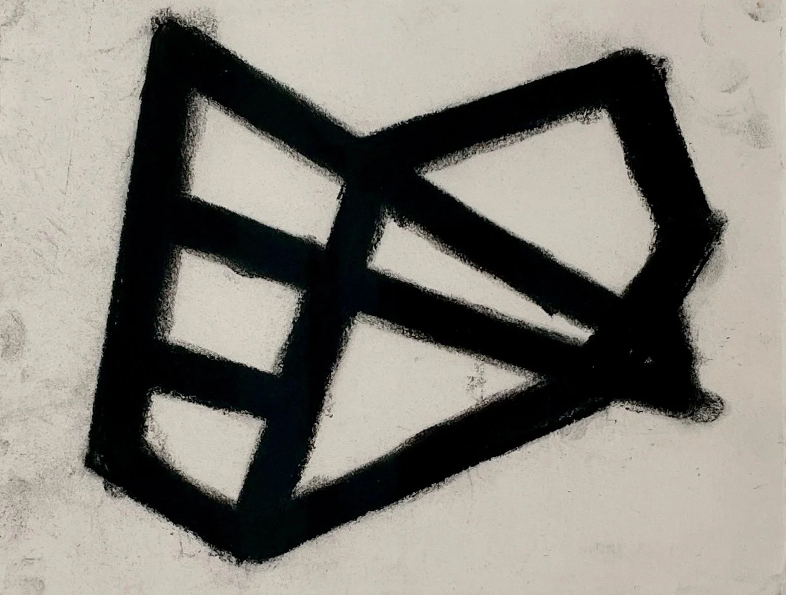  Untitled  
16.5 x 19 inches (framed) 
Charcoal on paper 
2011