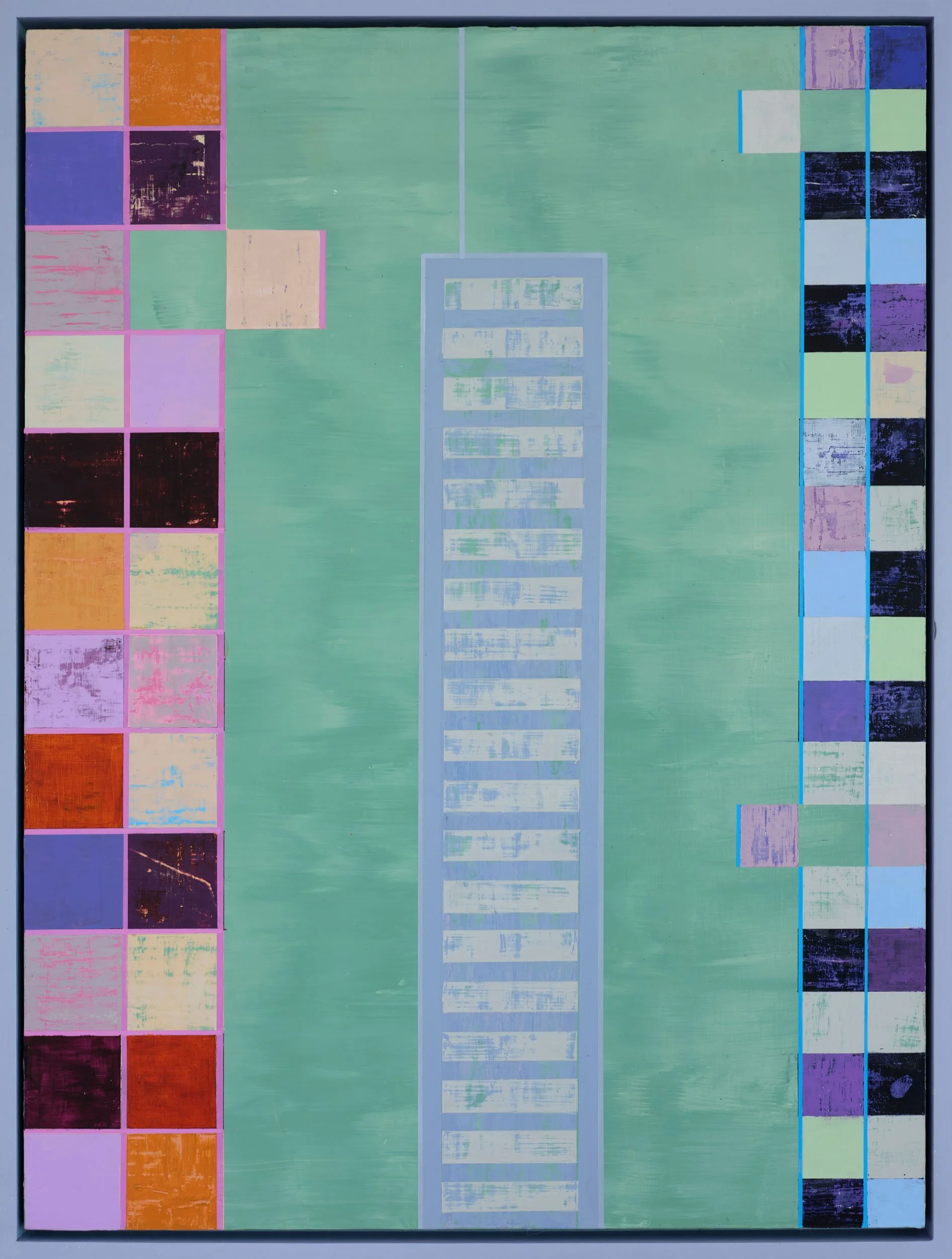 Gary Mitchell 
 Metropolis  
25.25 x 19.125 inches (framed) 
Acrylic on panel 
2022