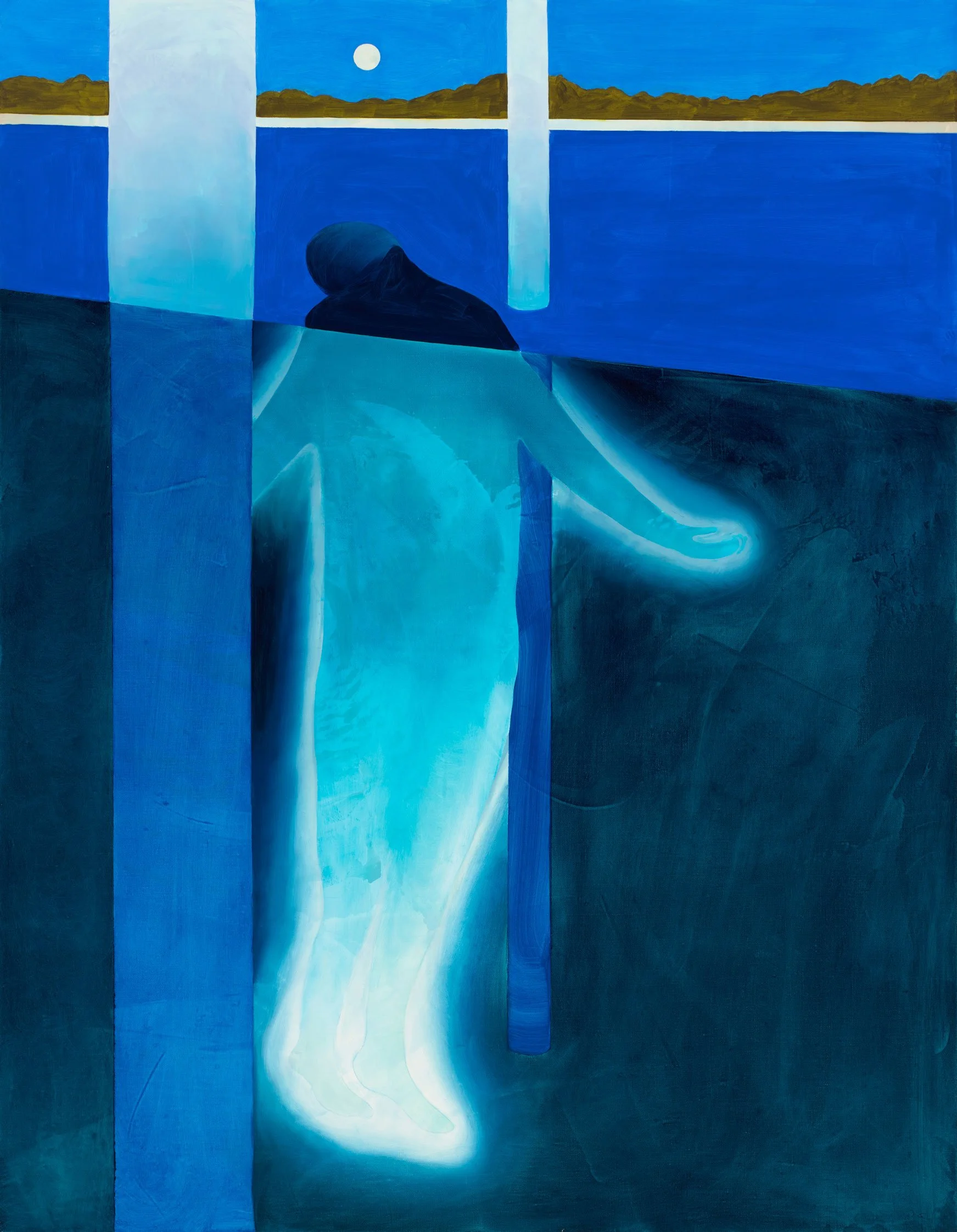  Head Above Water  
35.5 x 27.5 inches 
Oil on linen 
2024 