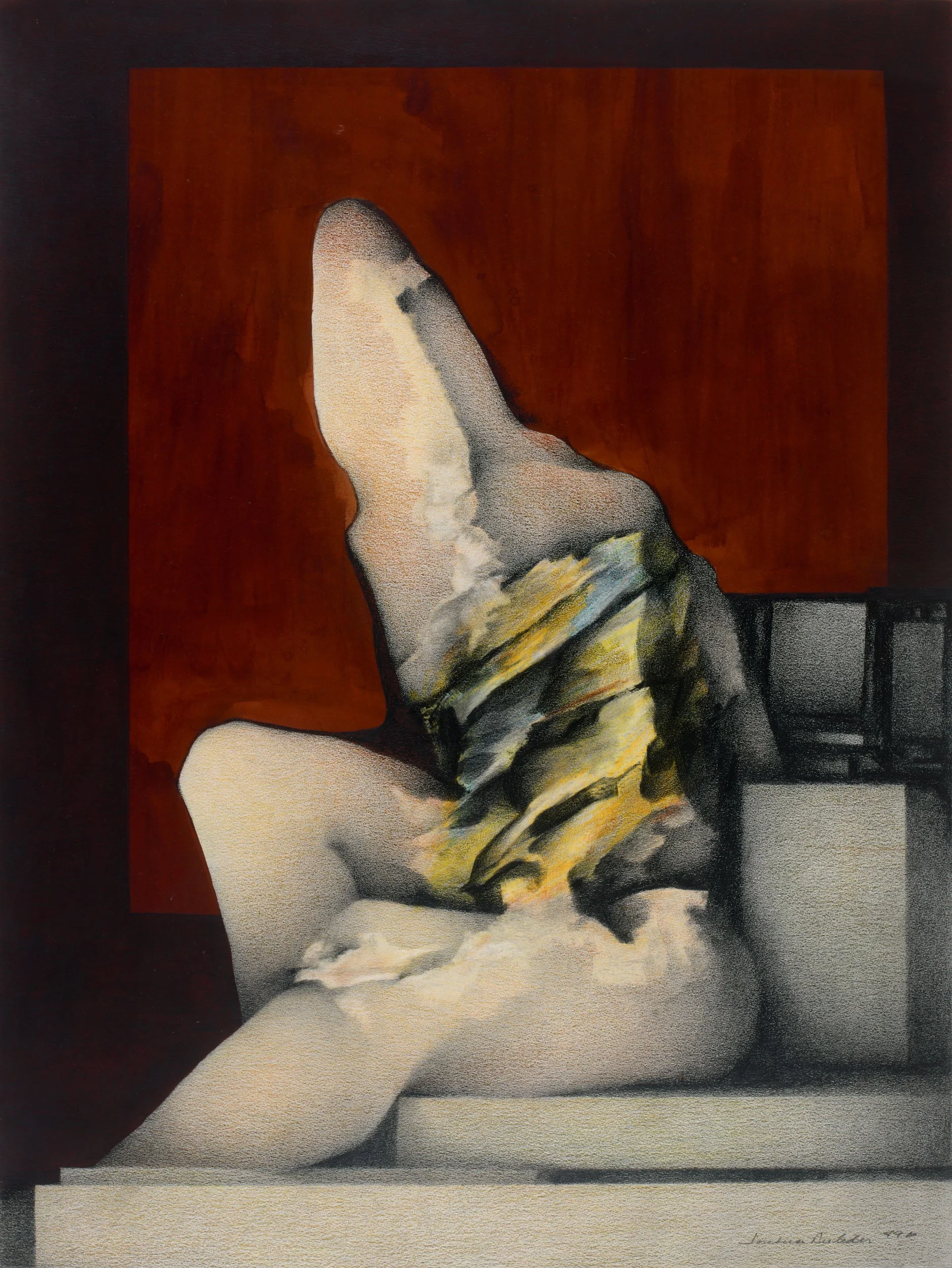  Los Cuerpos (01)  
23.5 x 17.75 inches (artwork) 
32.75 x 26.75 inches (framed) 
Graphite, ink, and colored pencil on paper 
1979