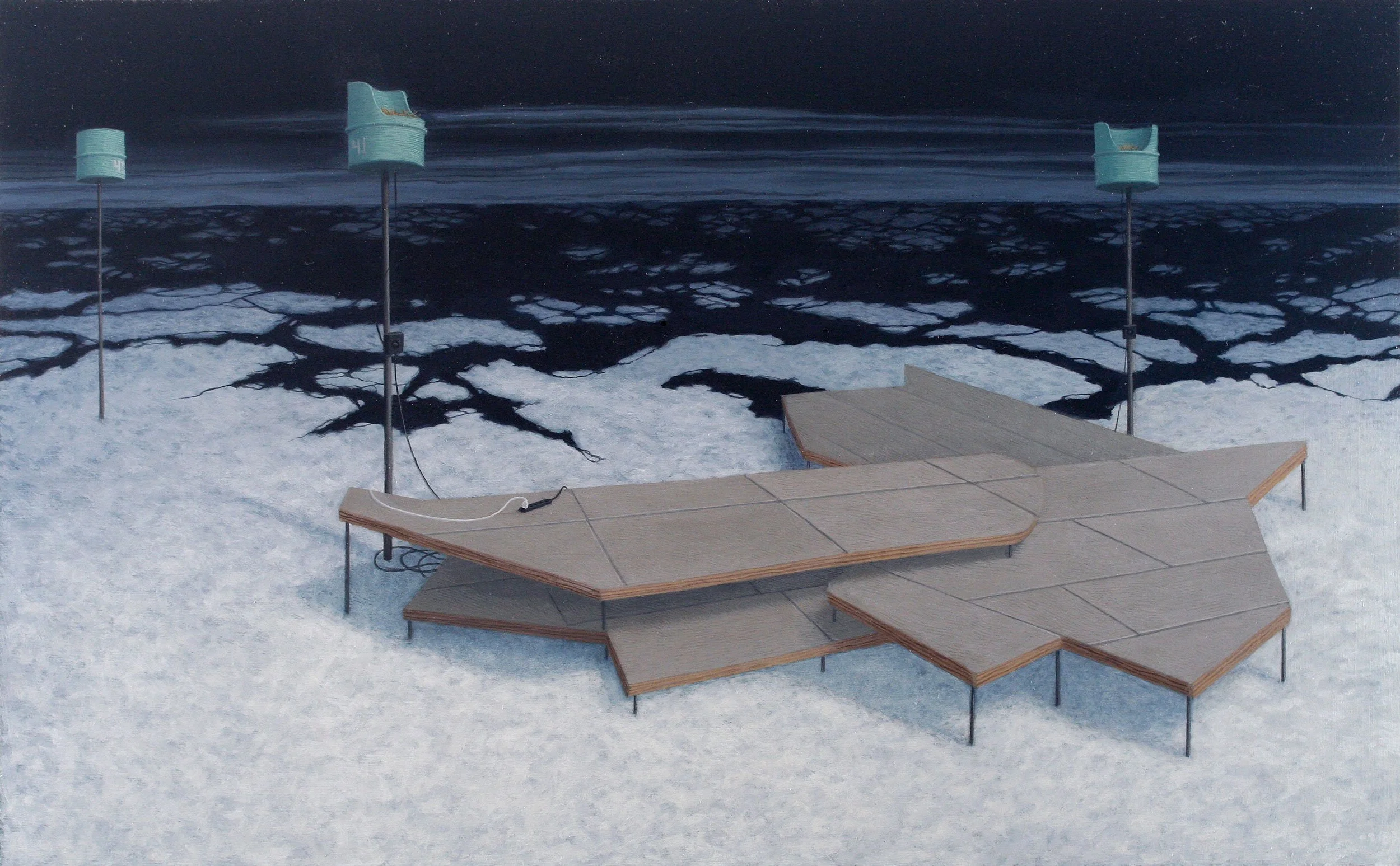  Artificial Nests  
7.75 x 12.5 inches 
Oil on MDF 
2013