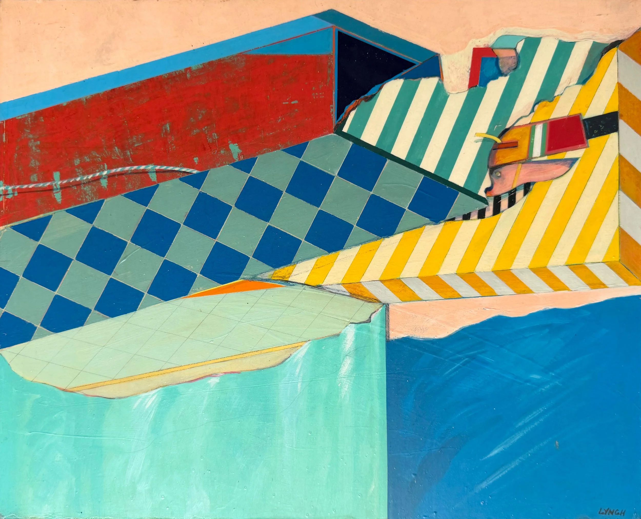  Untitled  
11.75 x 14.5 inches 
Acrylic on panel 
1988