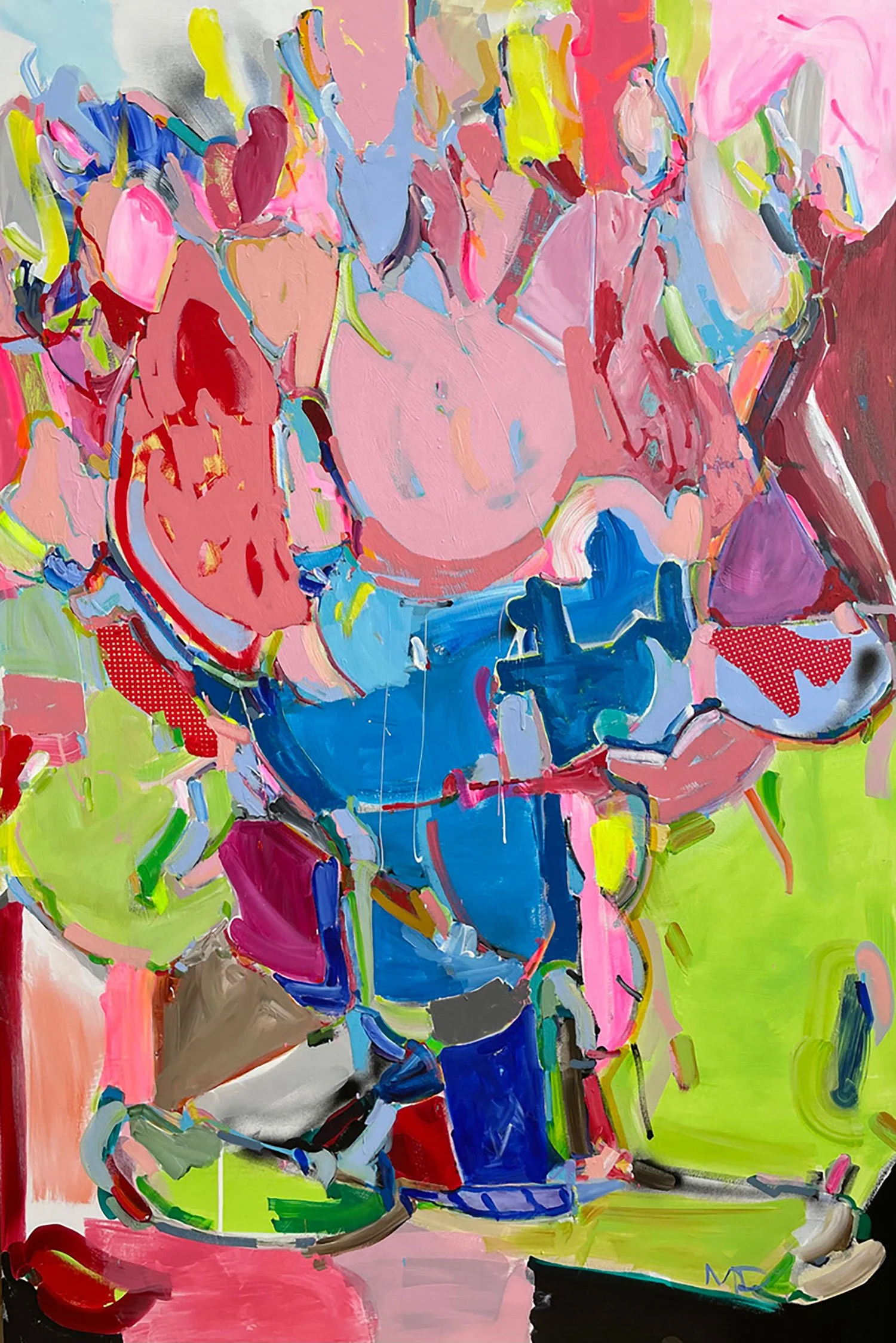  Dear Aunt Pemdas  
48 x 36 inches 
Acrylic on panel 
2023