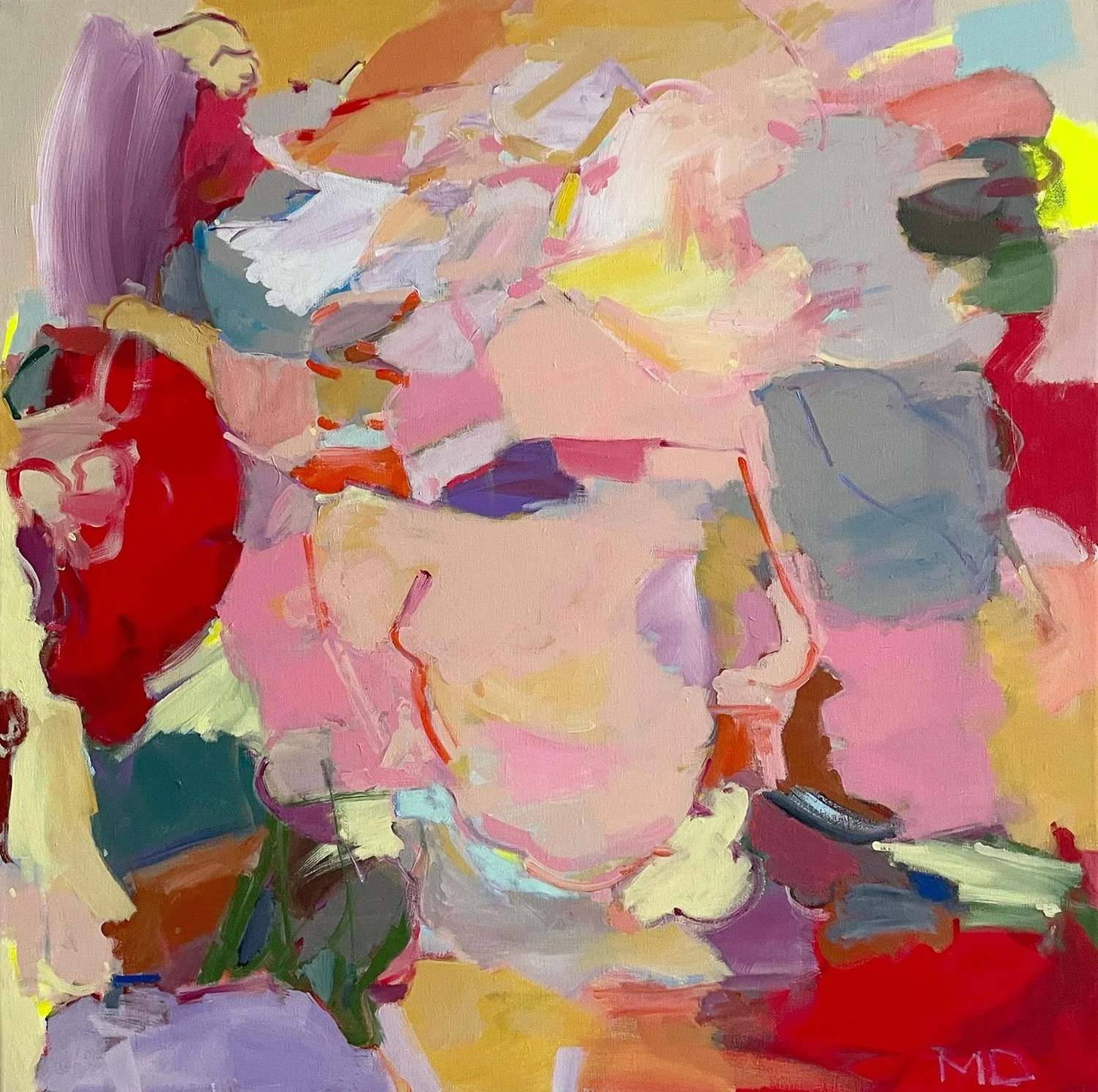  It Was Like That When We Got Here  
24 x 24 inches 
Acrylic on linen 
2026