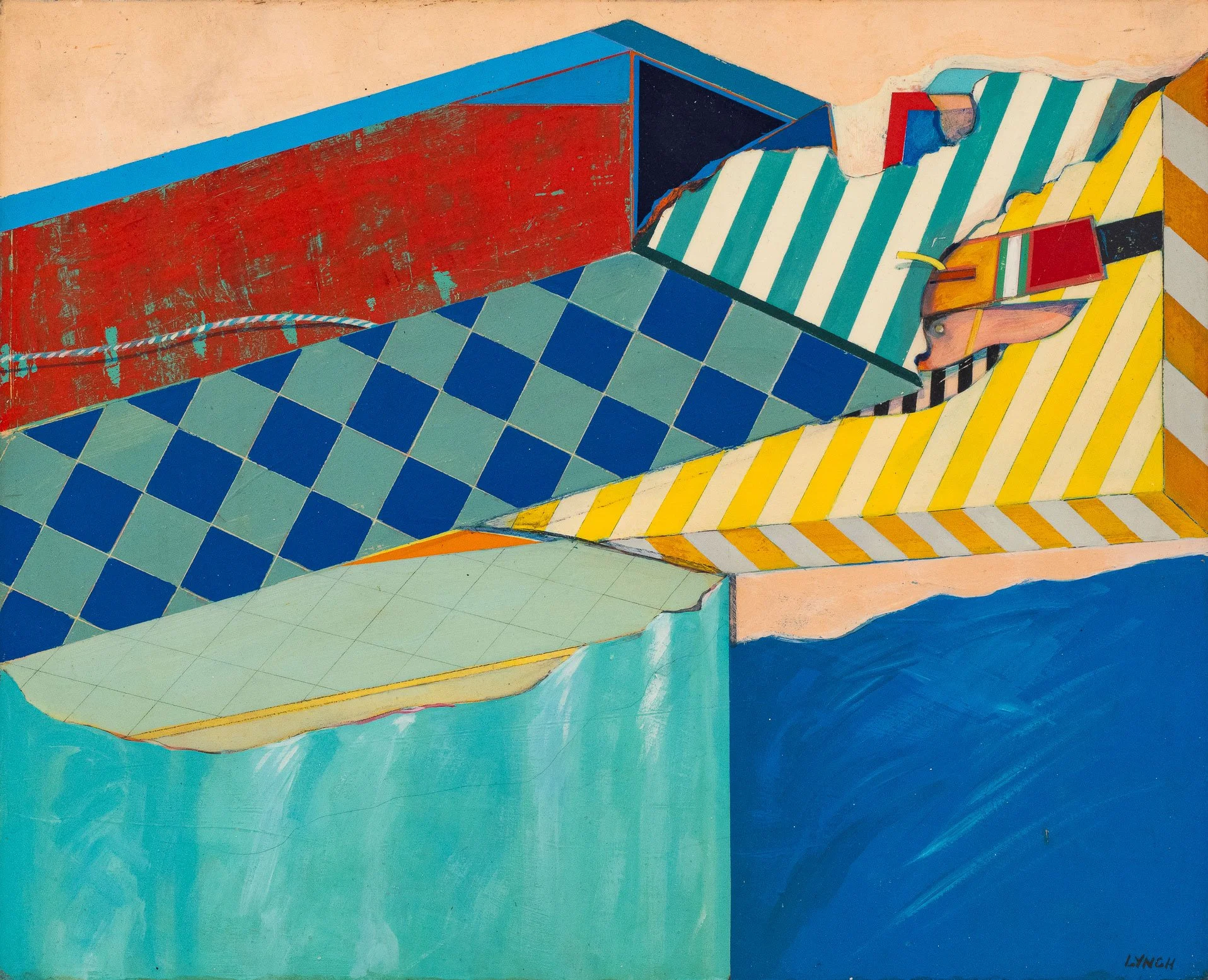  Untitled  
11.75 x 14.5 inches 
Acrylic on panel 
1988 [sold]