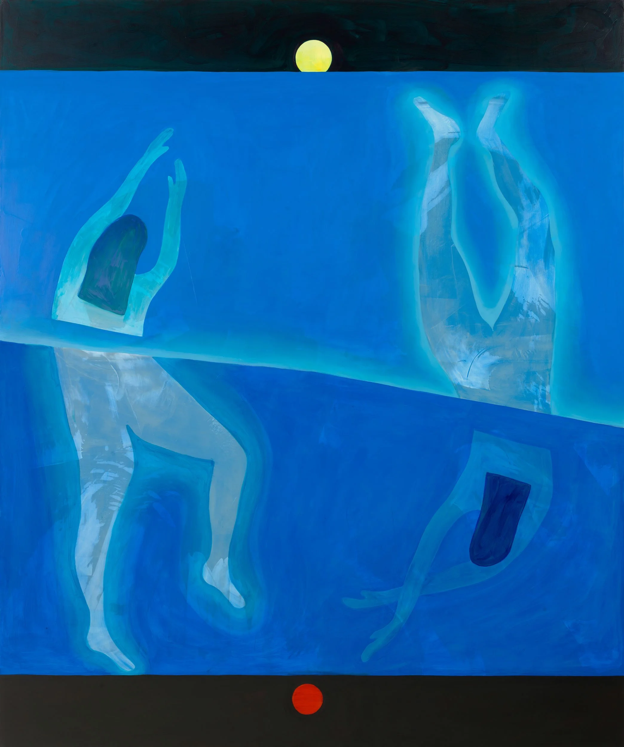  Approaching Infinite Density  
72 x 60 inches 
Oil on linen 
2023 [oil paintings]