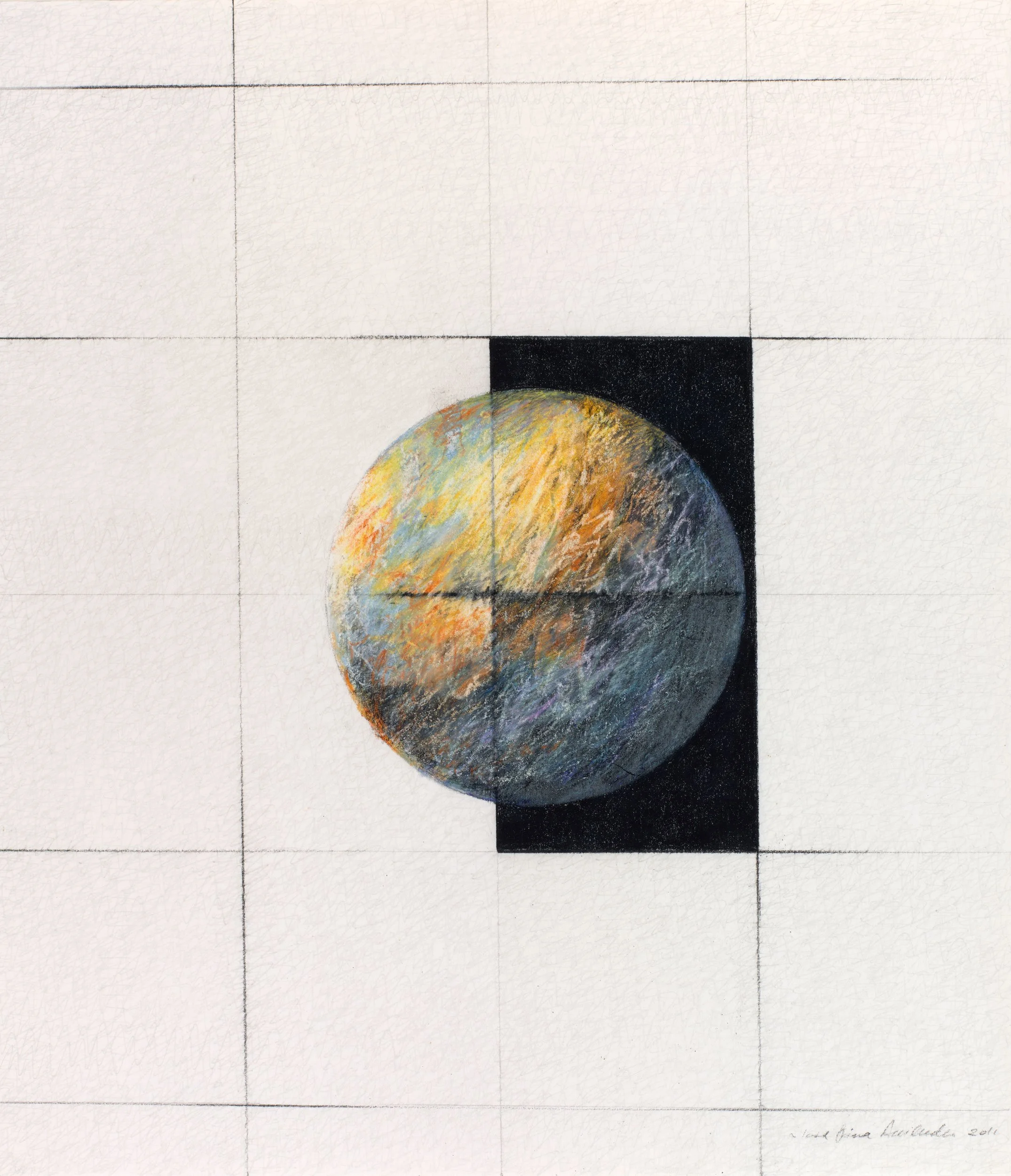  Untitled (from the series Voyage)  
18.75 x 16.75 inches 
Graphite and colored pencil on paper 
2011