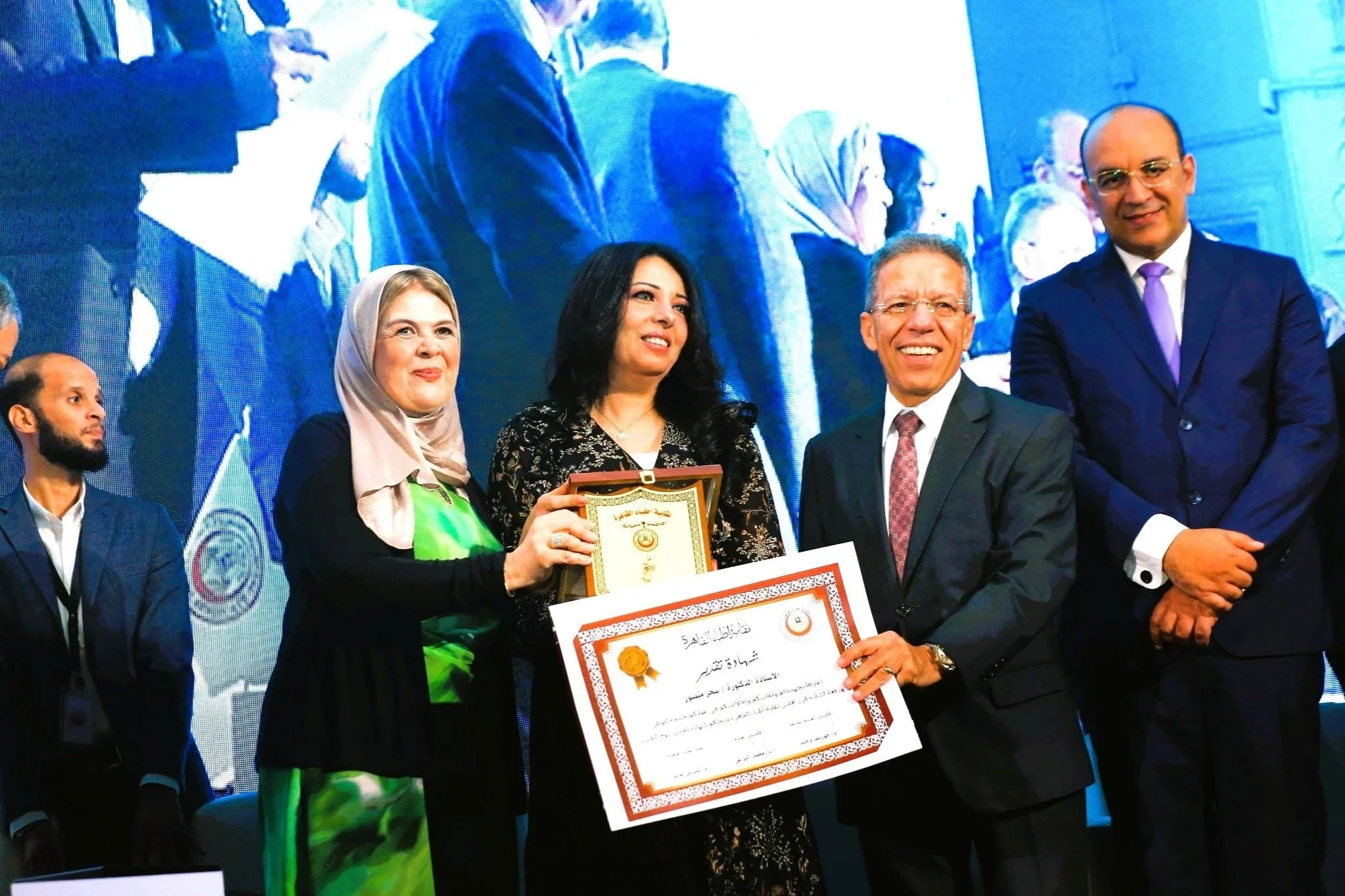 Cairo Medical Syndicate honors Dr. Mansour in Sep. 2025 for her impact on medical education and clinical practice.