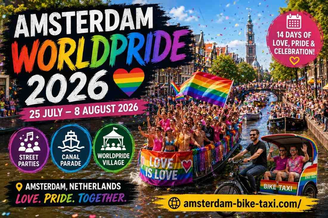 Amsterdam WorldPride 2026 🌈 | Complete Events Guide