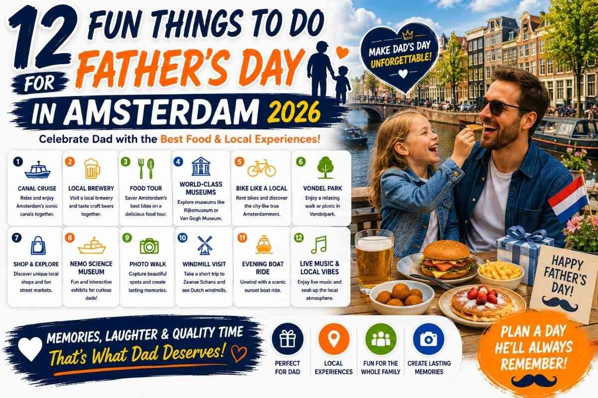  Fun Things To Do for Father’s Day in Amsterdam 2026 👨‍👧 | Best Food, Beer &amp; Local Experiences