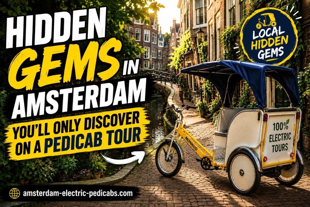  Hidden Gems in Amsterdam You'll Only Discover on a Pedicab Tour